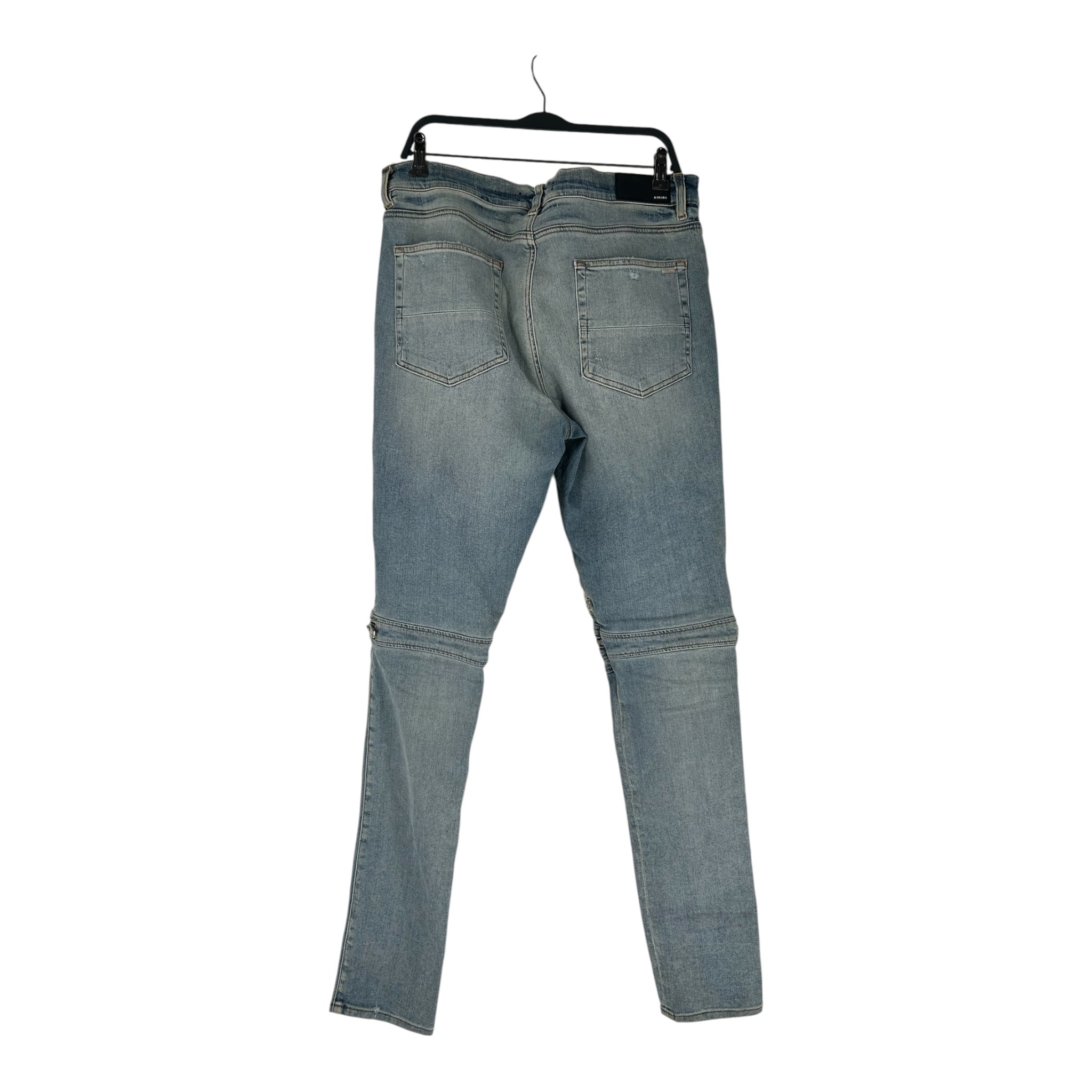 AMIRI/Skinny Pants/36/Cotton/BLU/BANDANA W/ ZIPPERS view 2