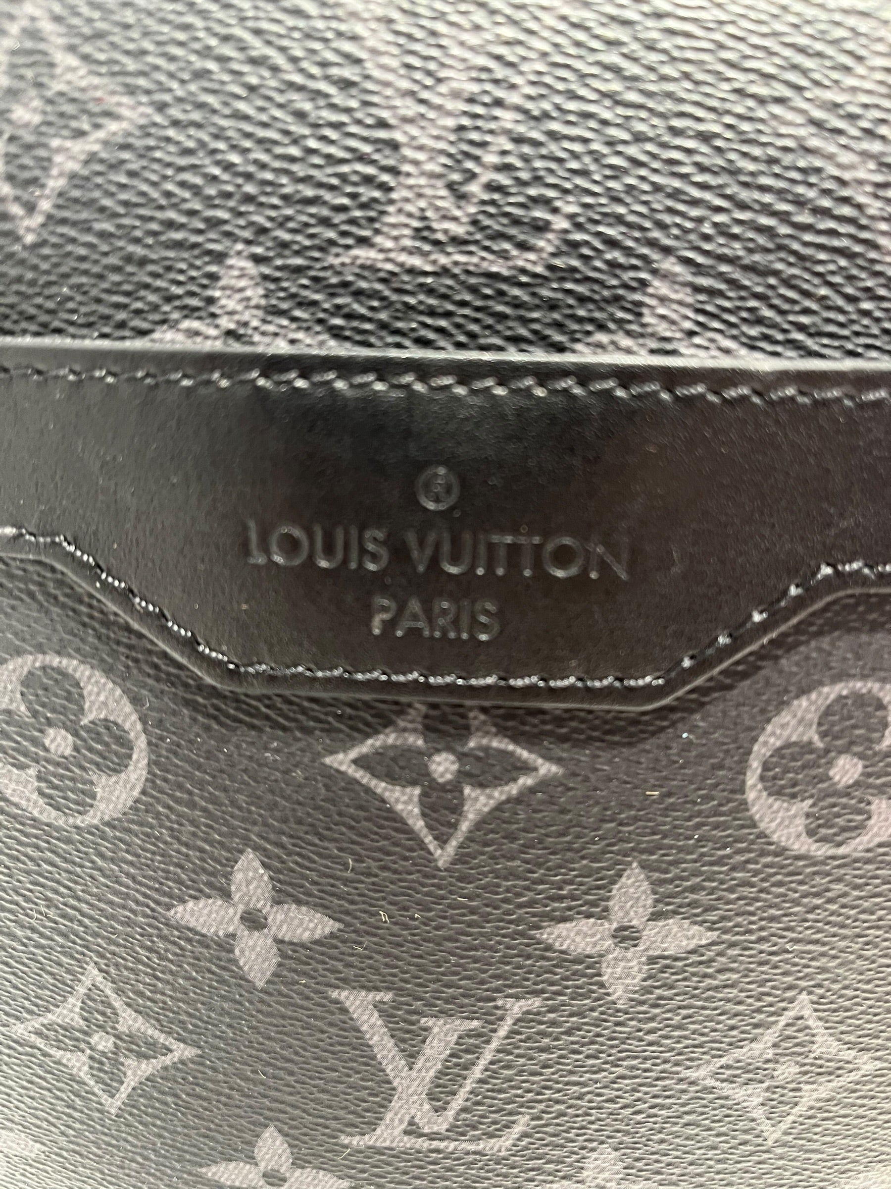 LOUIS VUITTON/Cross Body Bag/Monogram/BLK/trio messenger view 7
