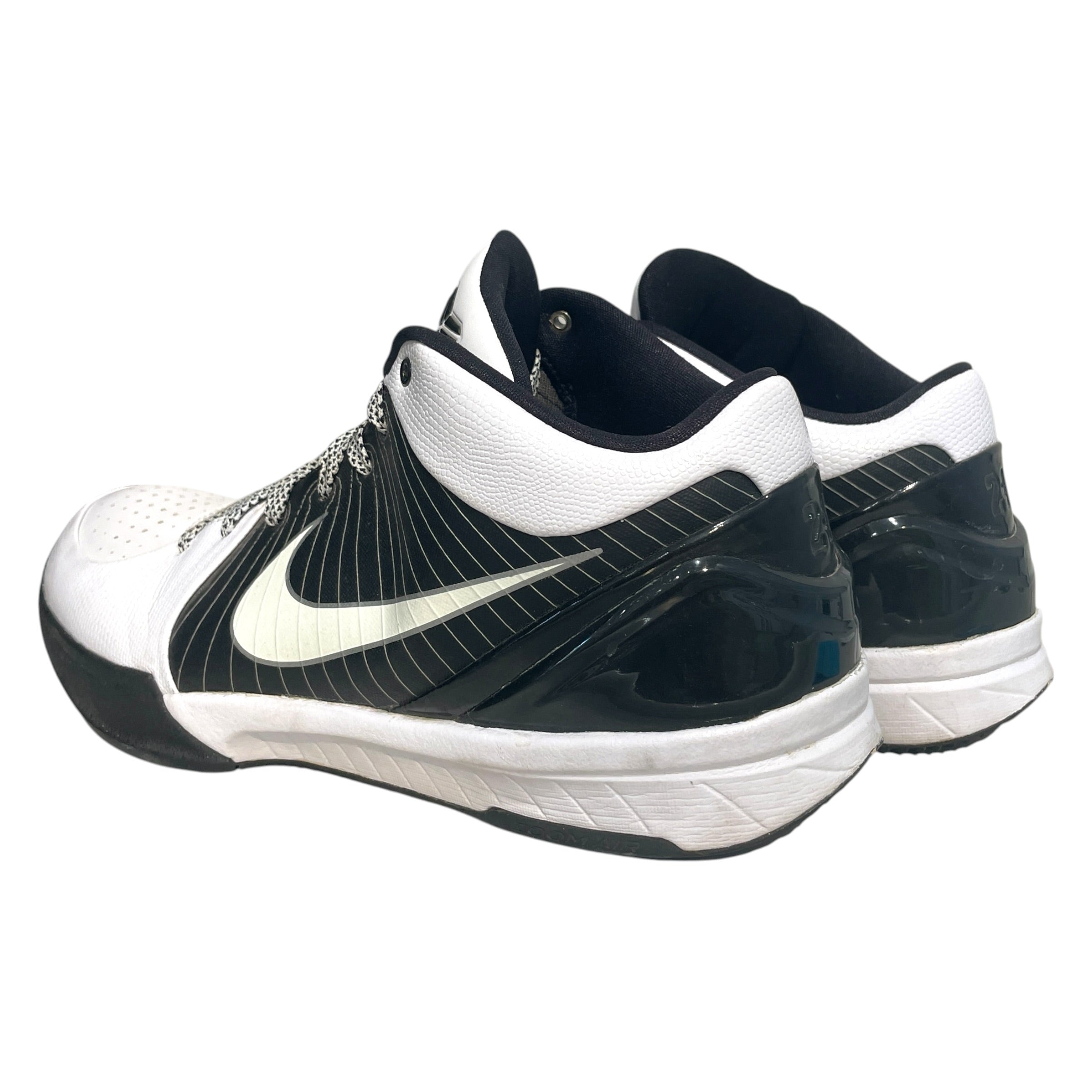 NIKE/Low-Sneakers/US 13/Leather/WHT/Zoom Kobe 4 Team Bank Low view 3