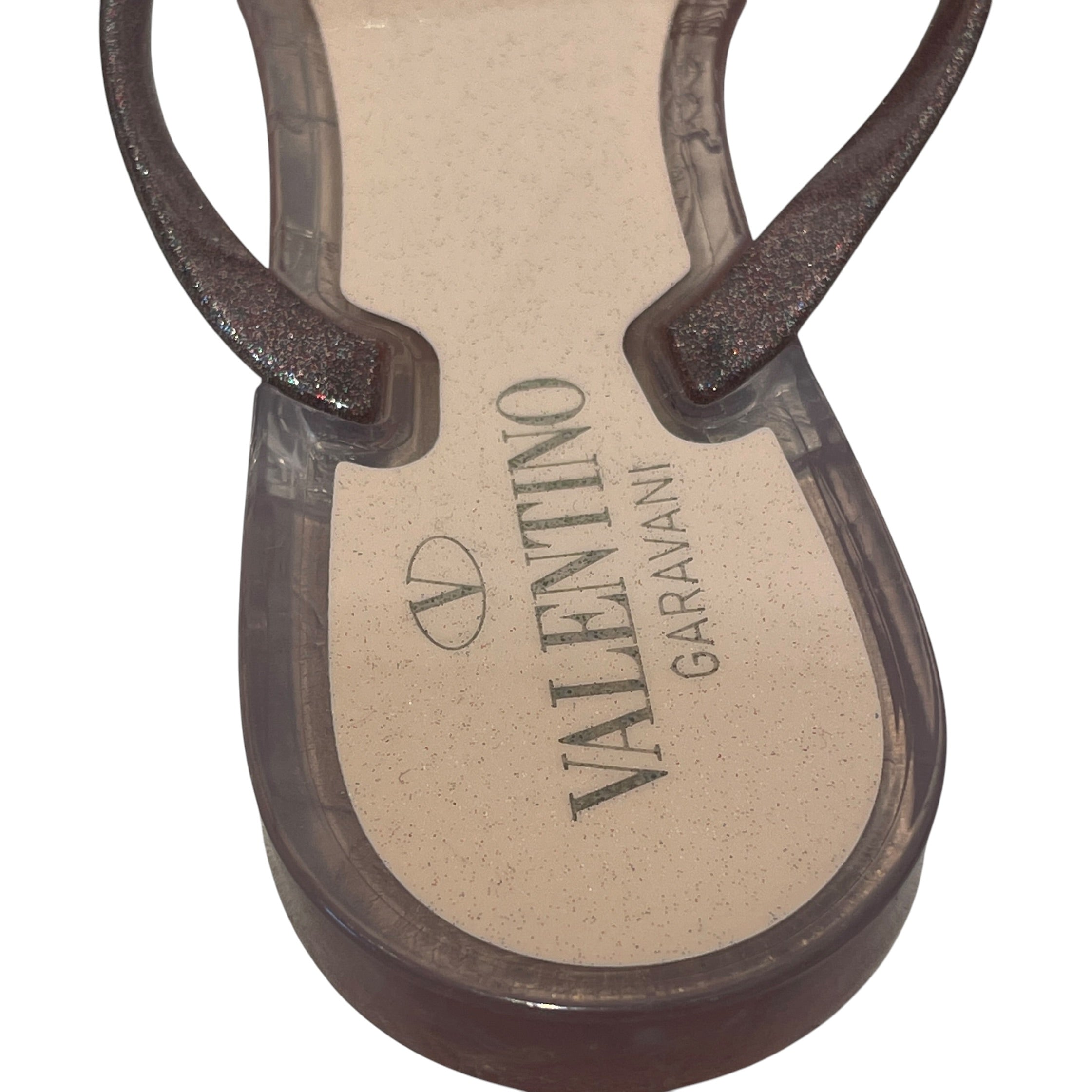 VALENTINO/Sandals/EU 39/PNK/Studded Bow Sandals view 3