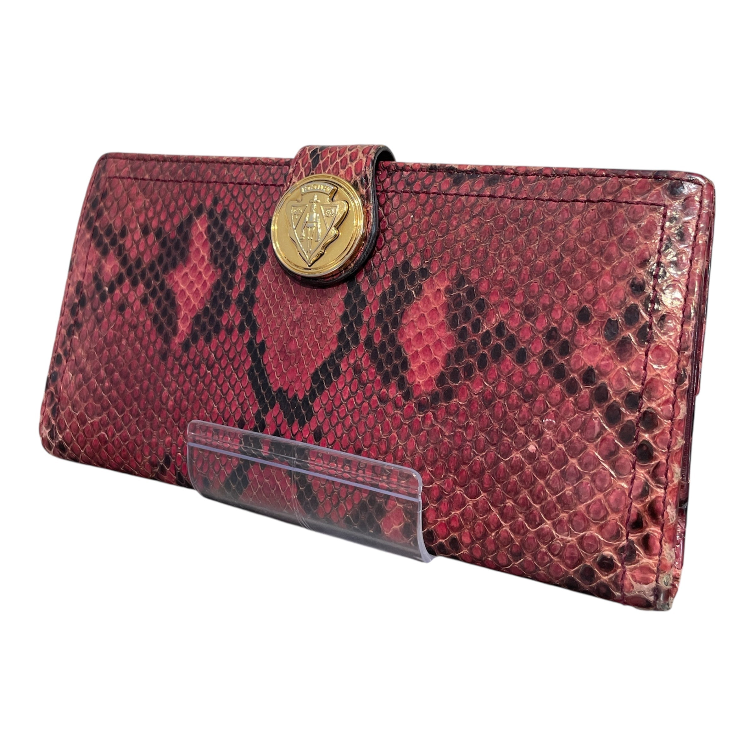 GUCCI/Long Wallet/Animal Pattern/Leather/BRD/Python Hysteria Wallet view 1