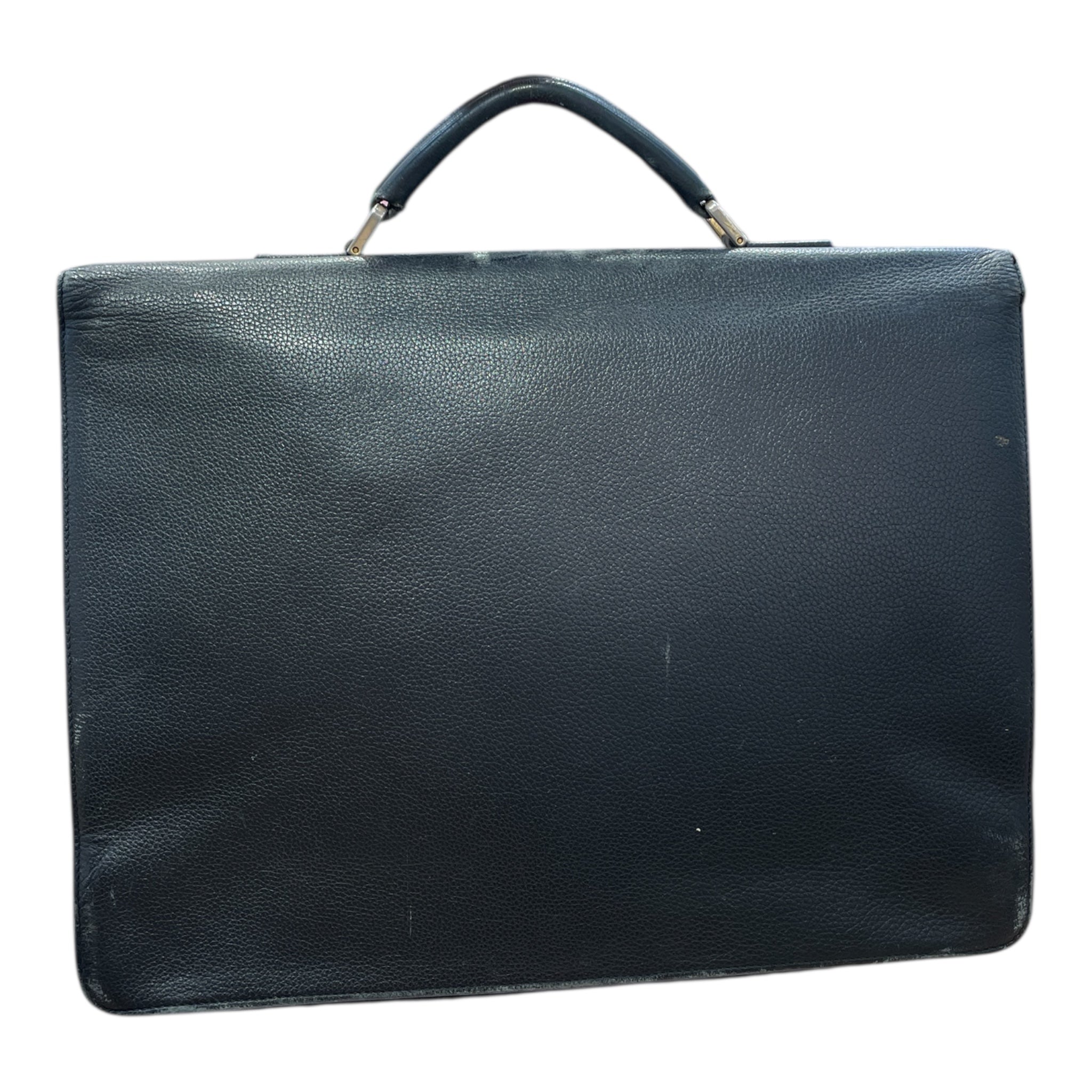 LONGCHAMP/Tote Bag/M/Leather/BLK/BRIEFCASE/GOLD HADWARE view 2