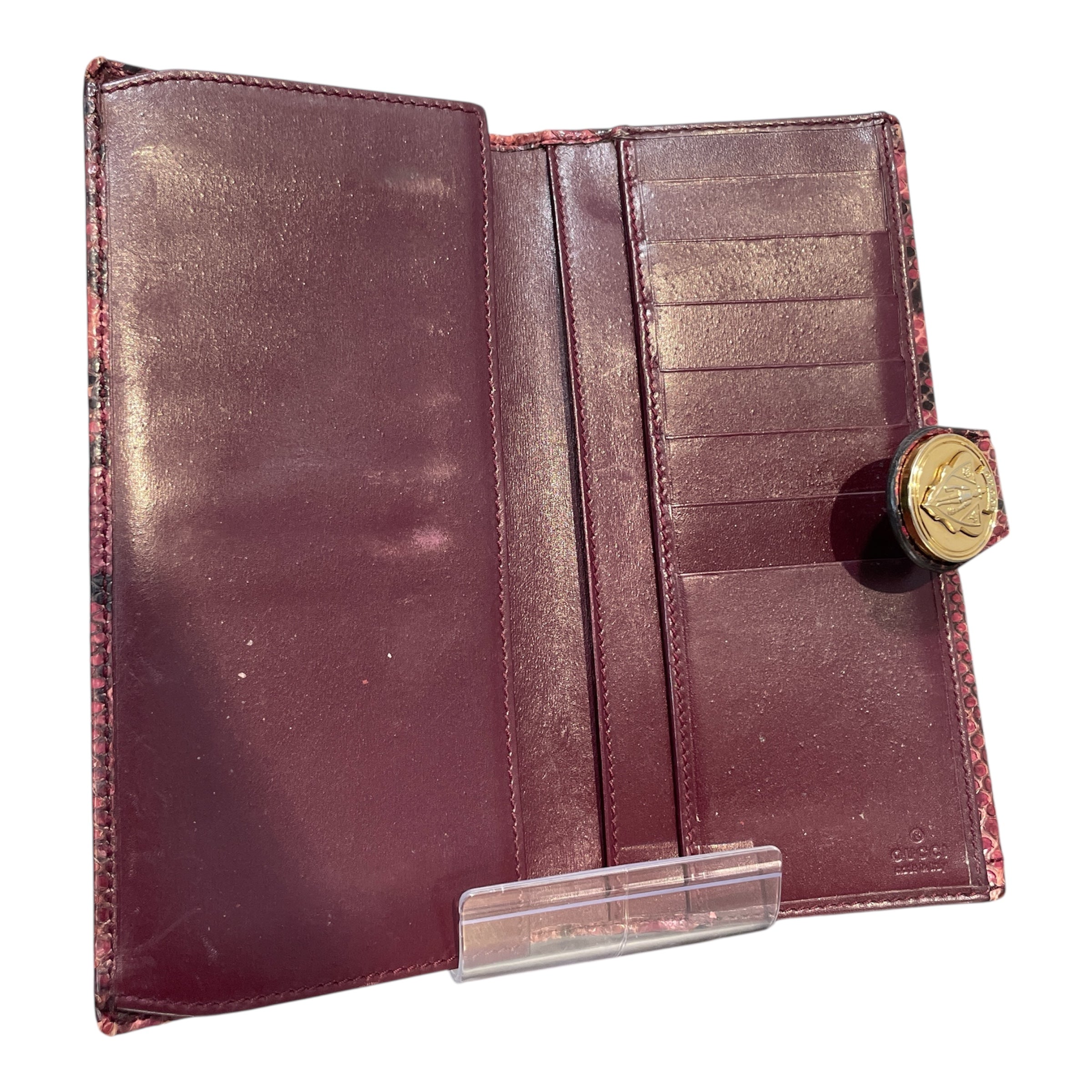 GUCCI/Long Wallet/Animal Pattern/Leather/BRD/Python Hysteria Wallet view 3