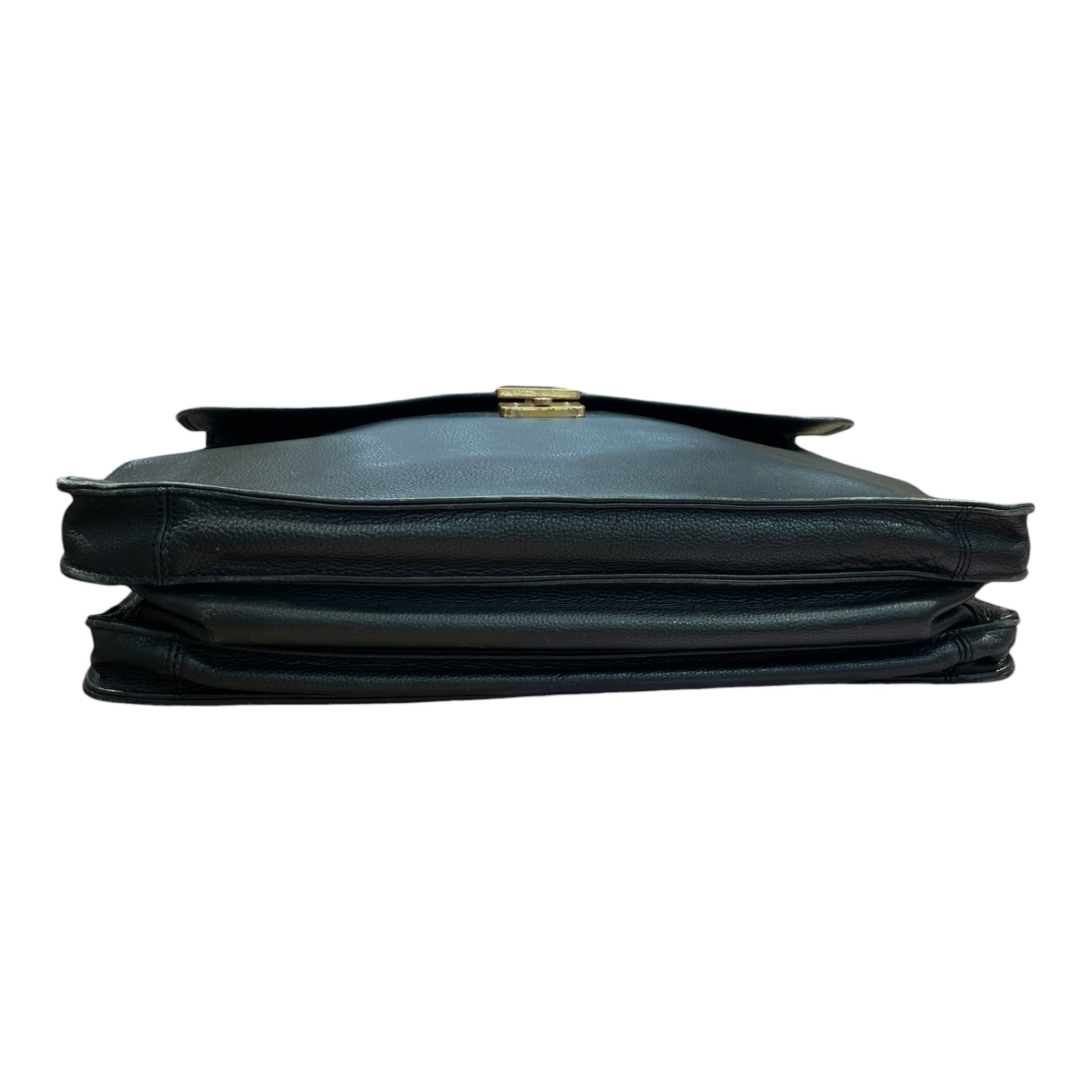 LONGCHAMP/Tote Bag/M/Leather/BLK/BRIEFCASE/GOLD HADWARE view 5