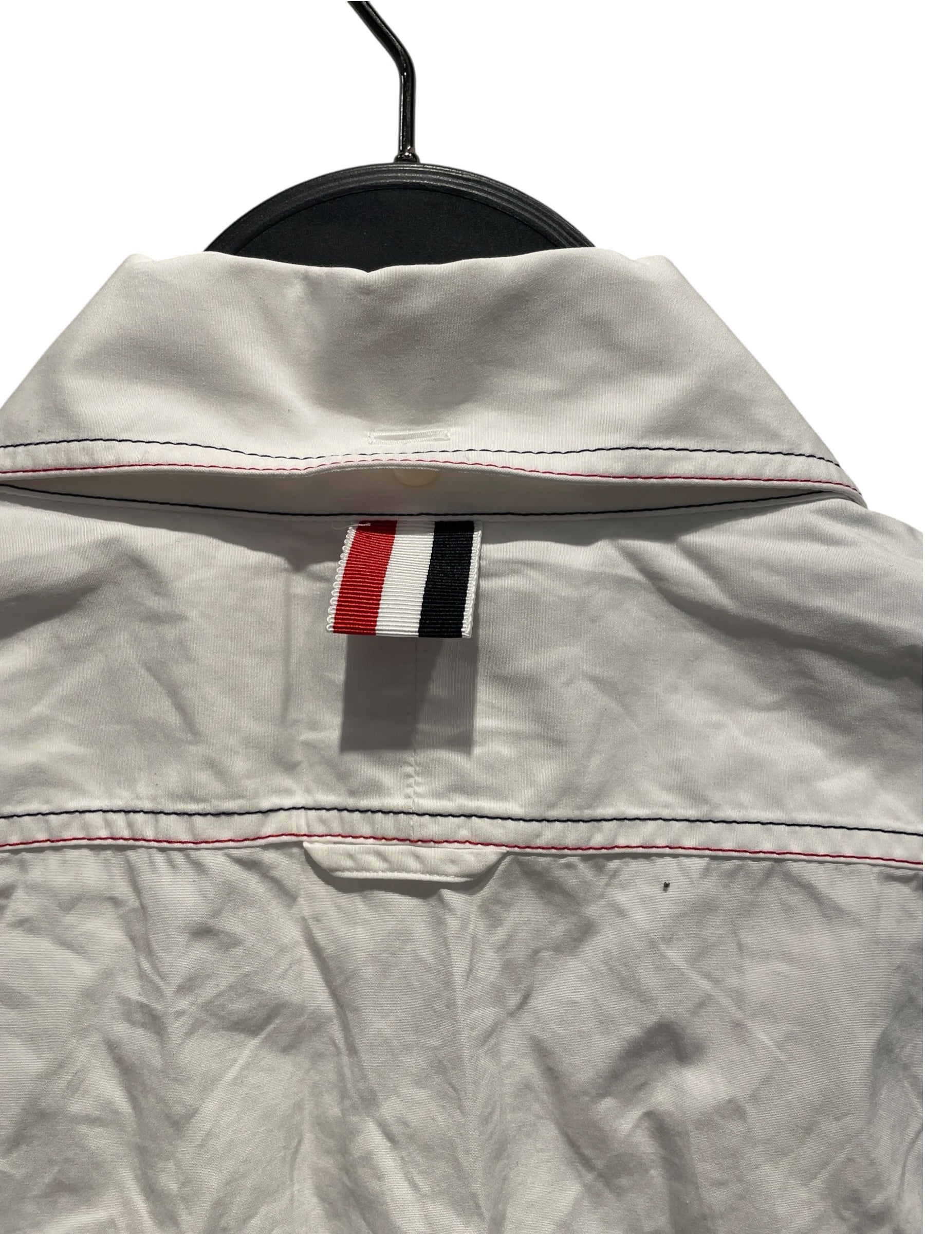 THOM BROWNE. NEW YORK/SS Shirt/M/Cotton/WHT/ view 3