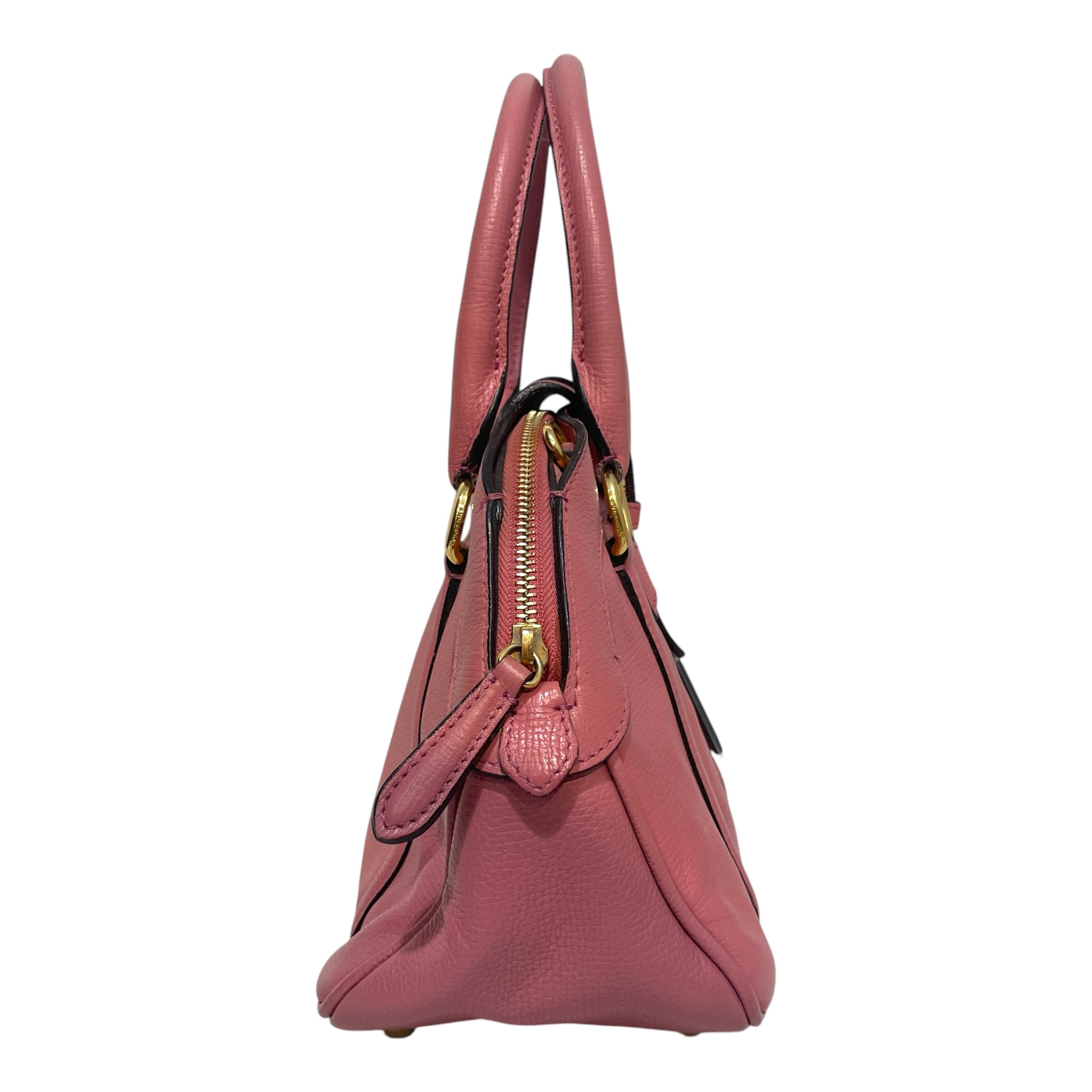 BURBERRY/Bag/Leather/PNK/BOwling bag view 2