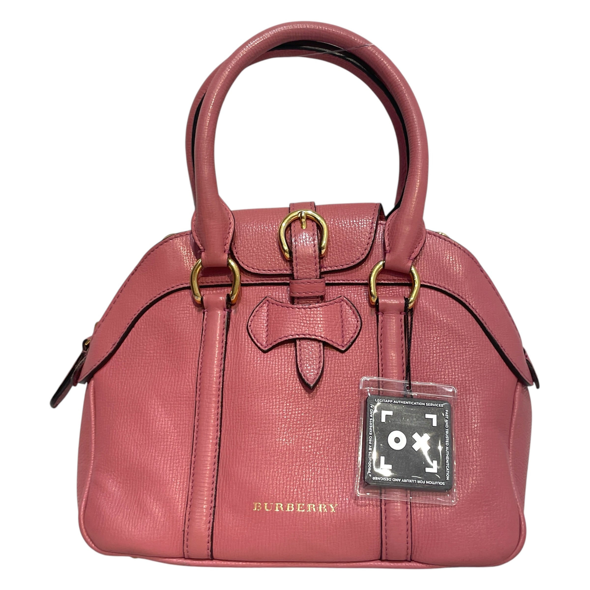 BURBERRY/Bag/Leather/PNK/BOwling bag view 1