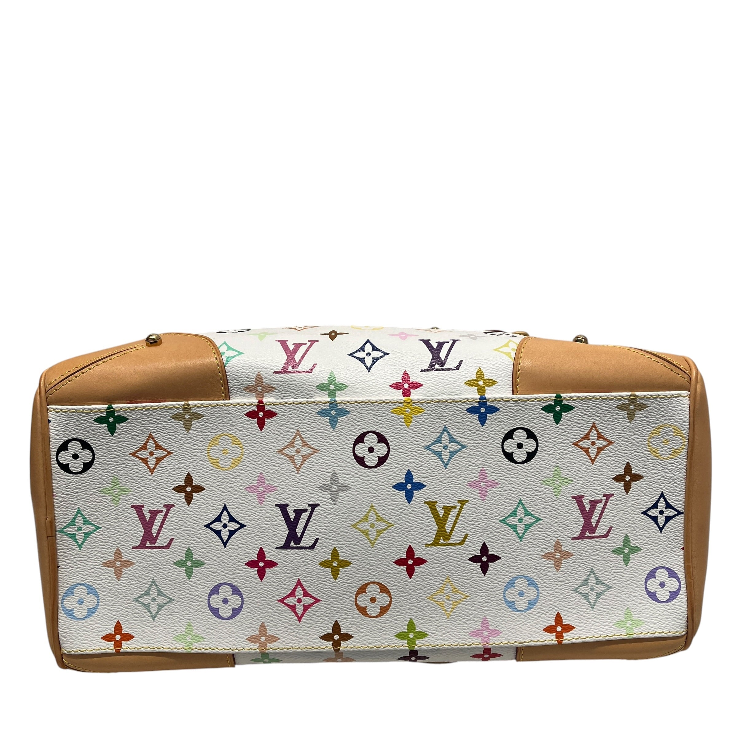 LOUIS VUITTON/Bag/Monogram/Leather/WHT/MURAKAMI CLAUDIA BAG view 3