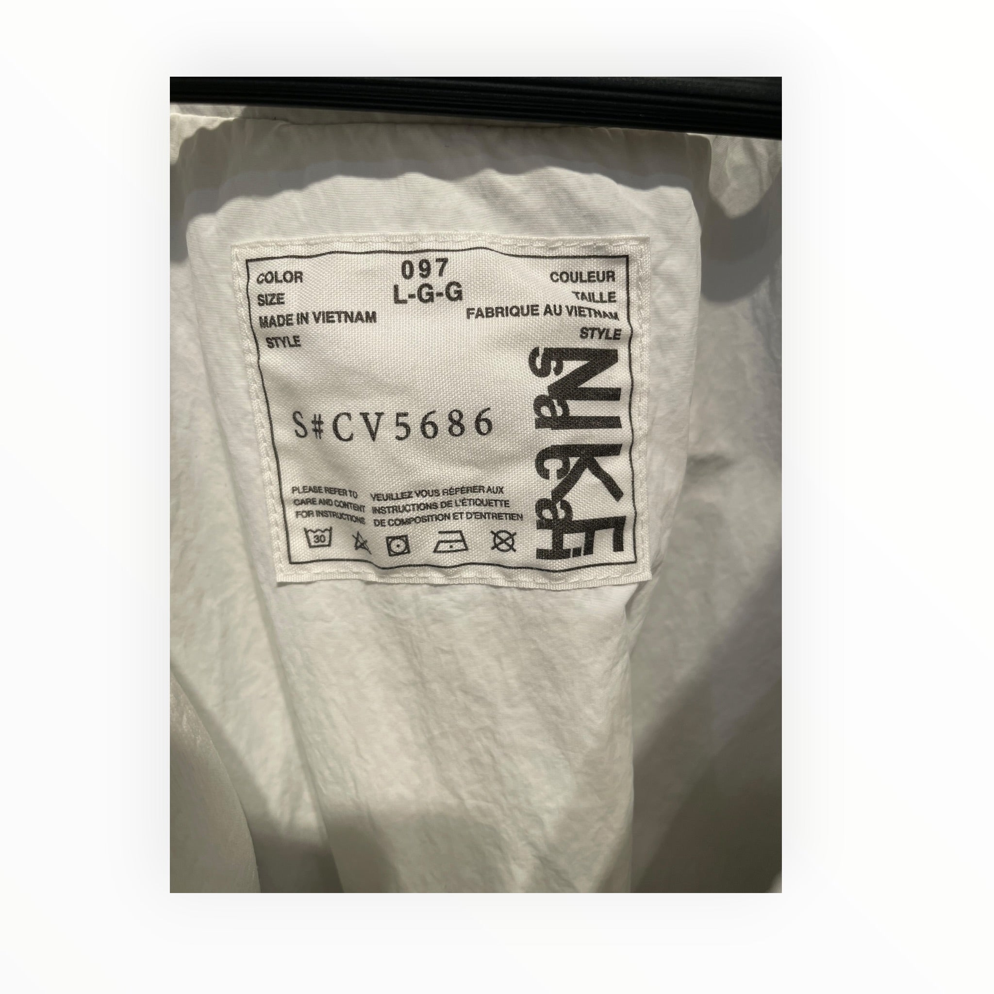NIKE/Sacai/Windbreaker/L/Polyester/GRY/ view 3