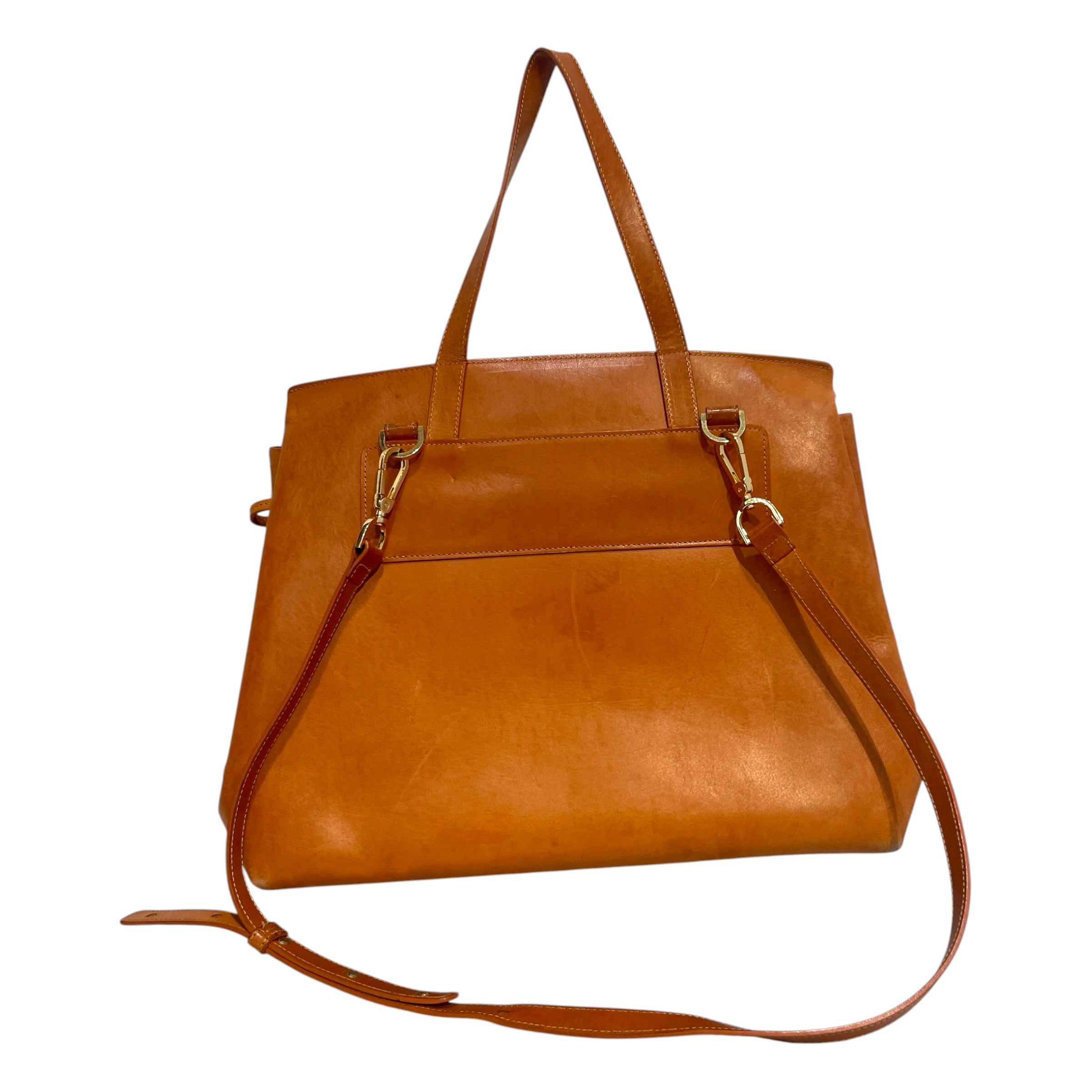 Mansur Gavriel/Cross Body Bag/Leather/BRW/Lady Vegetable-Tanned Flap Bag view 3
