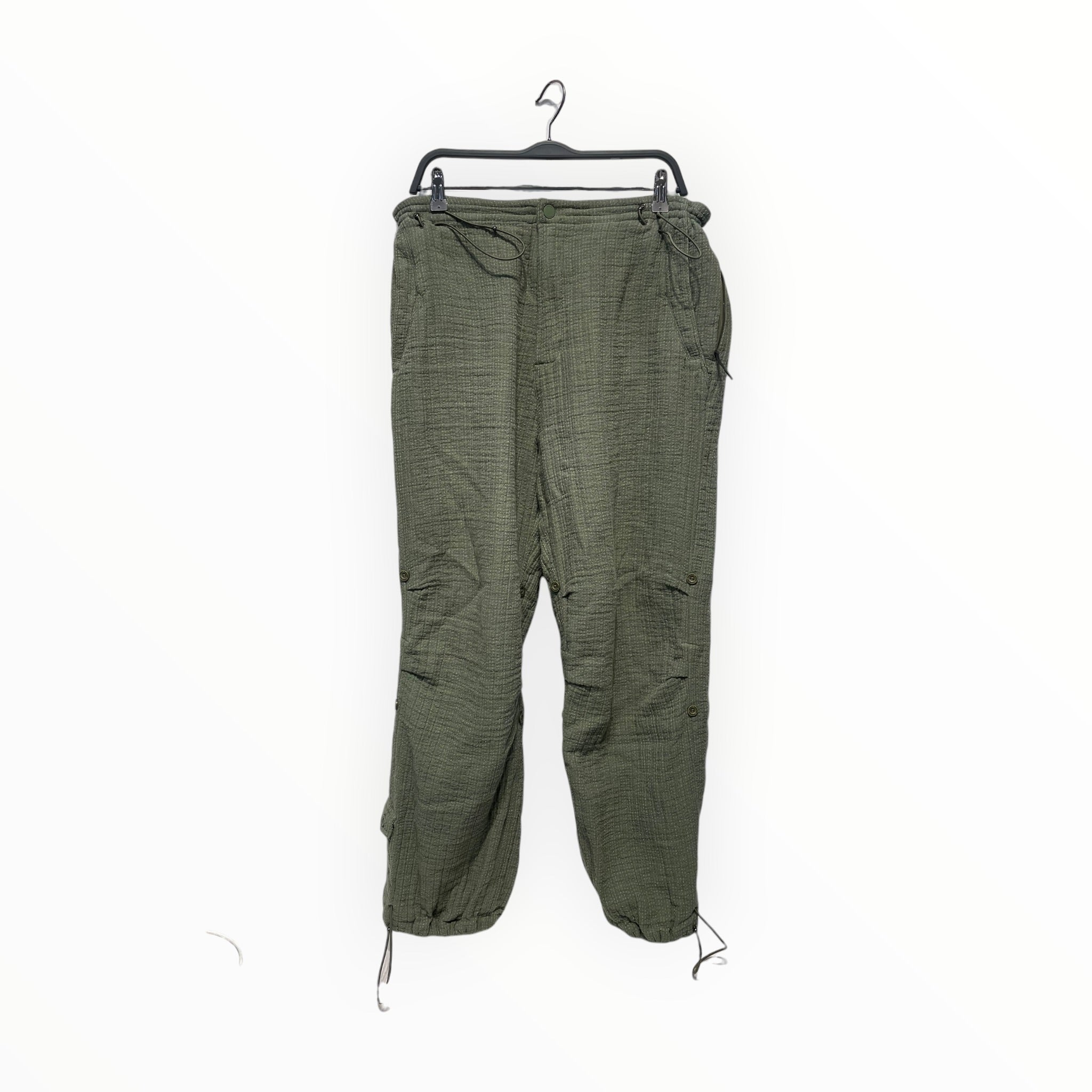 MAHARISHI/Pants/XL/Cotton/GRN/Sashiko Type Fabric view 1