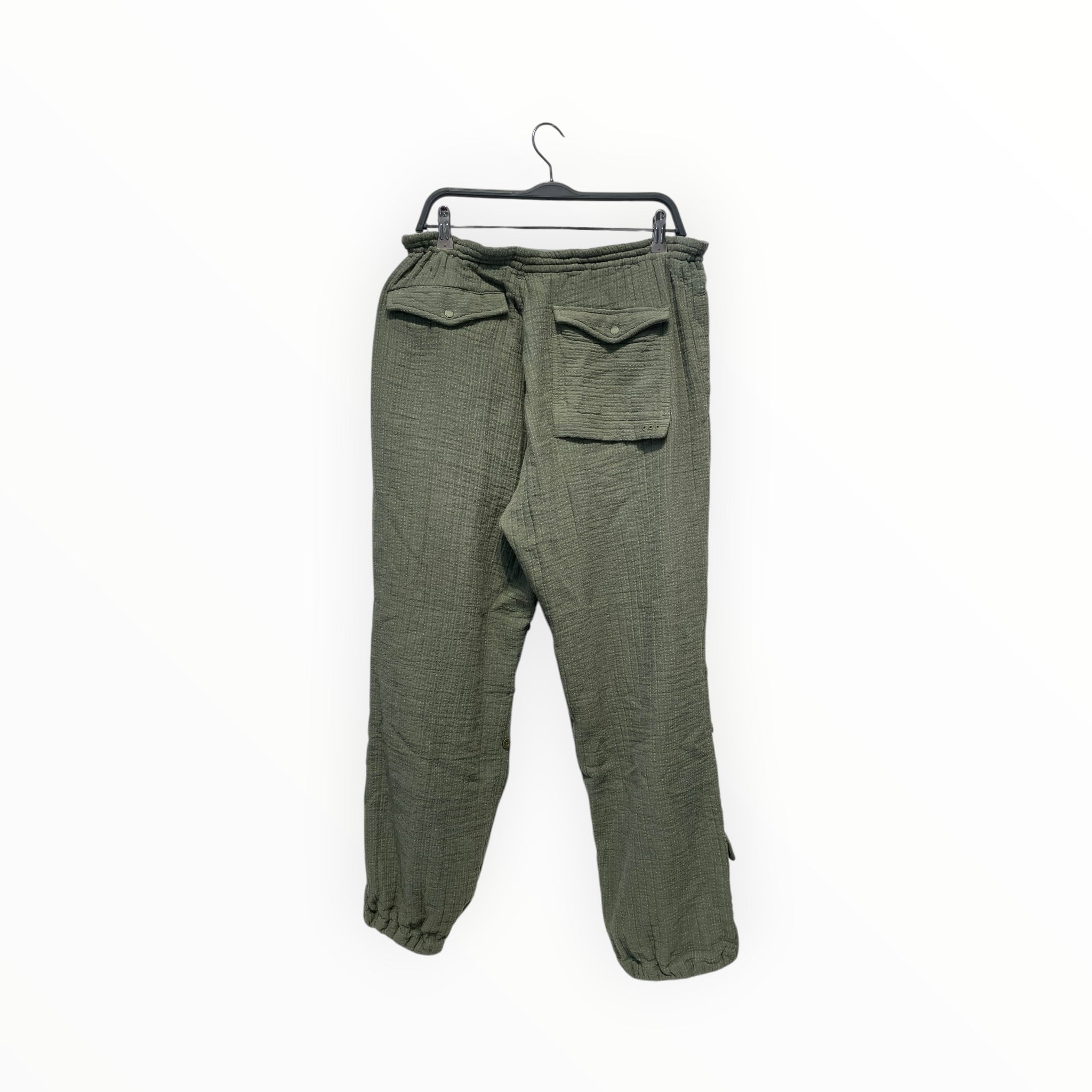 MAHARISHI/Pants/XL/Cotton/GRN/Sashiko Type Fabric view 2