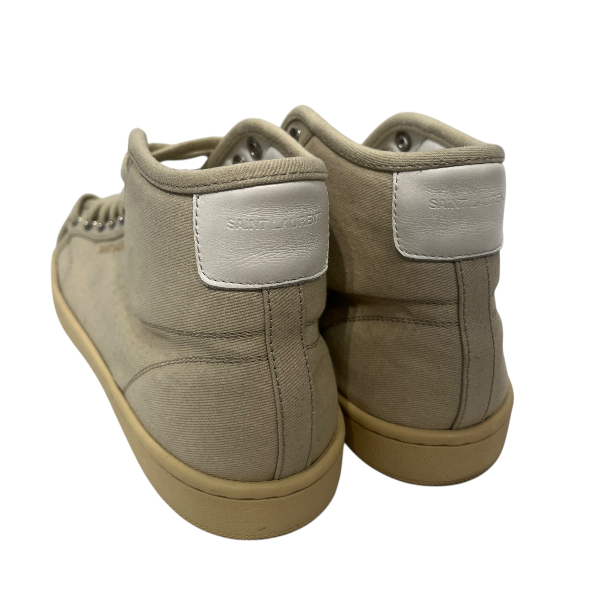 SAINT LAURENT/Hi-Sneakers/EU 40/CRM/Plain-Toe/DE 776268 view 2