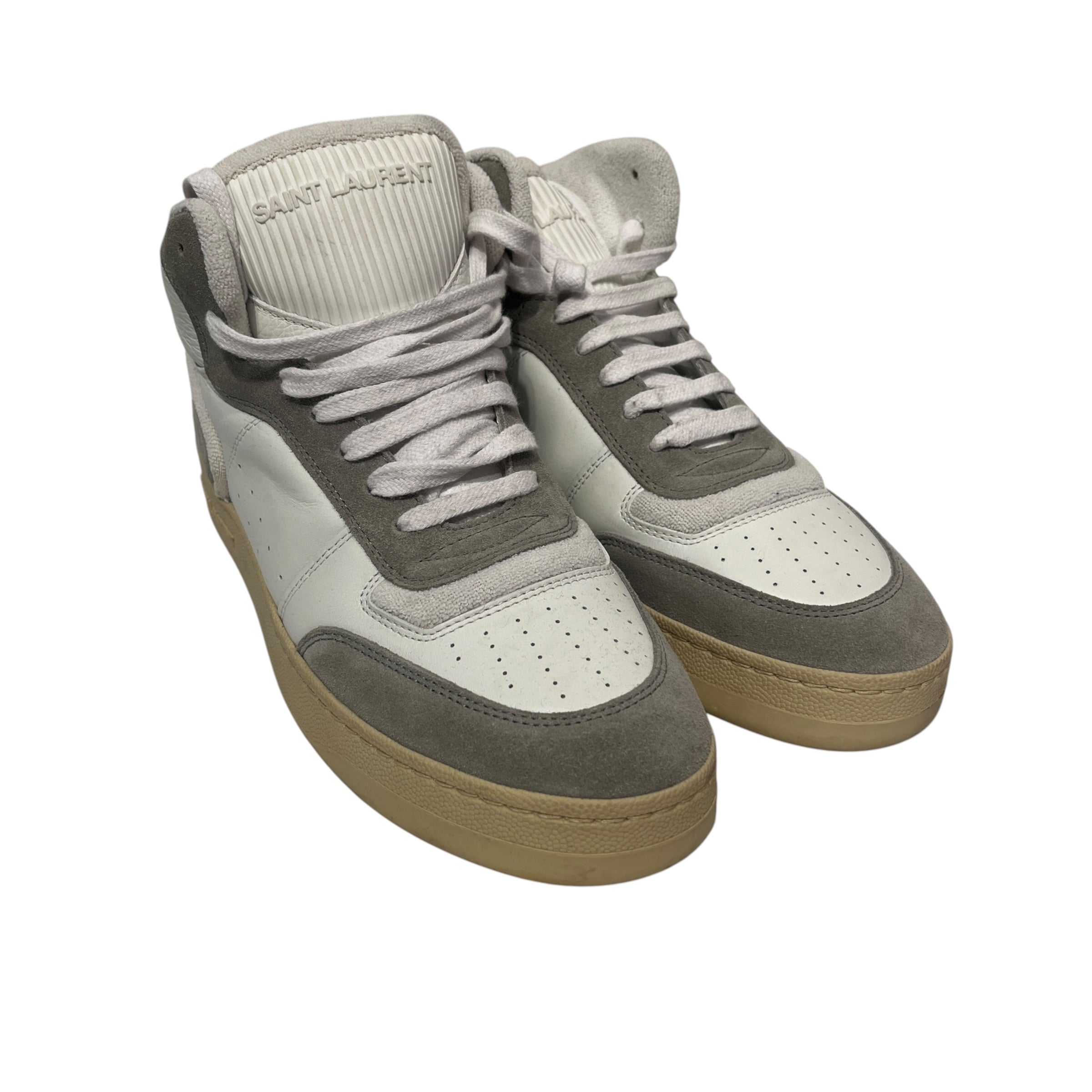 SAINT LAURENT/Hi-Sneakers/EU 42/Leather/GRY/PO 711250 LEATHER HIGH TOP view 1