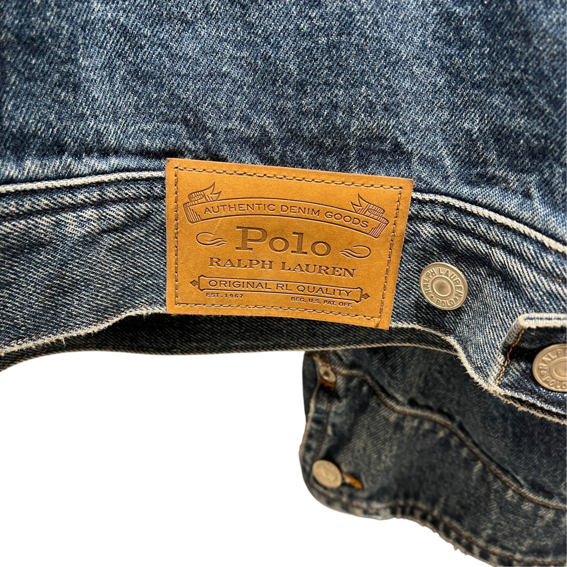 POLO RALPH LAUREN/Denim Jkt/XXL/Denim/IDG/CORDUROY COLLAR/CHORE JACKET view 4