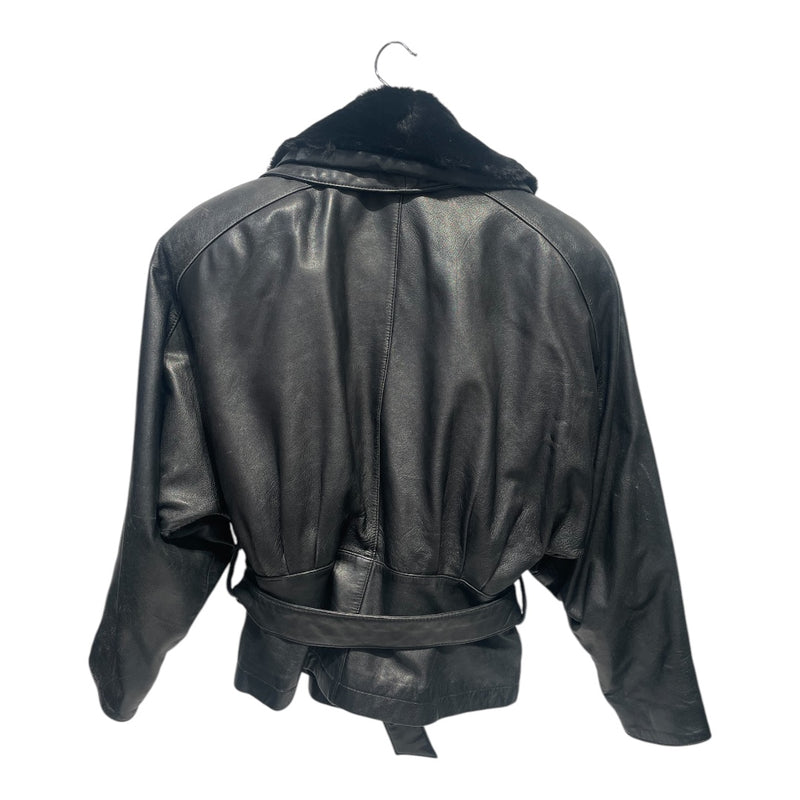 WILSON/Leather Jkt/M/Leather/BLK/CROPPED FLARED CUT