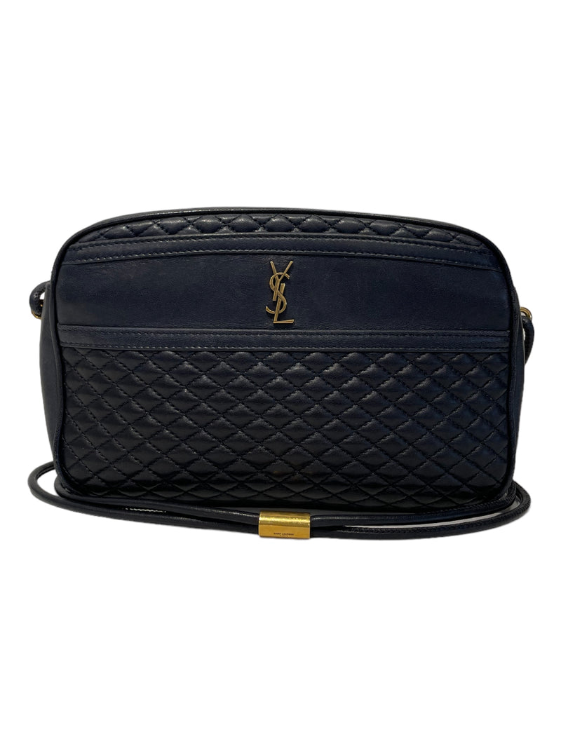 SAINT LAURENT/Cross Body Bag/Leather/NVY/plb648990 0821