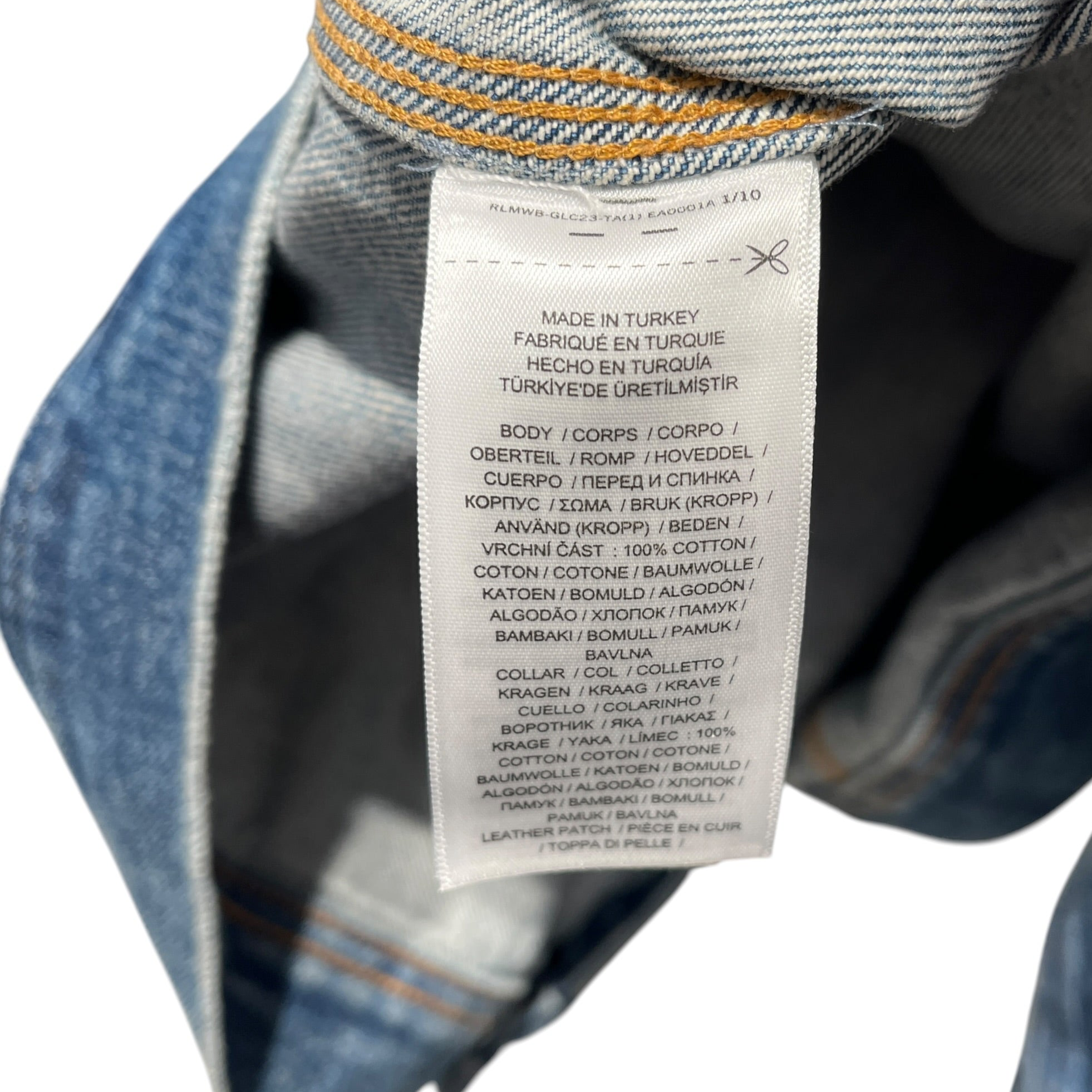 POLO RALPH LAUREN/Denim Jkt/XXL/Denim/IDG/CORDUROY COLLAR/CHORE JACKET view 5