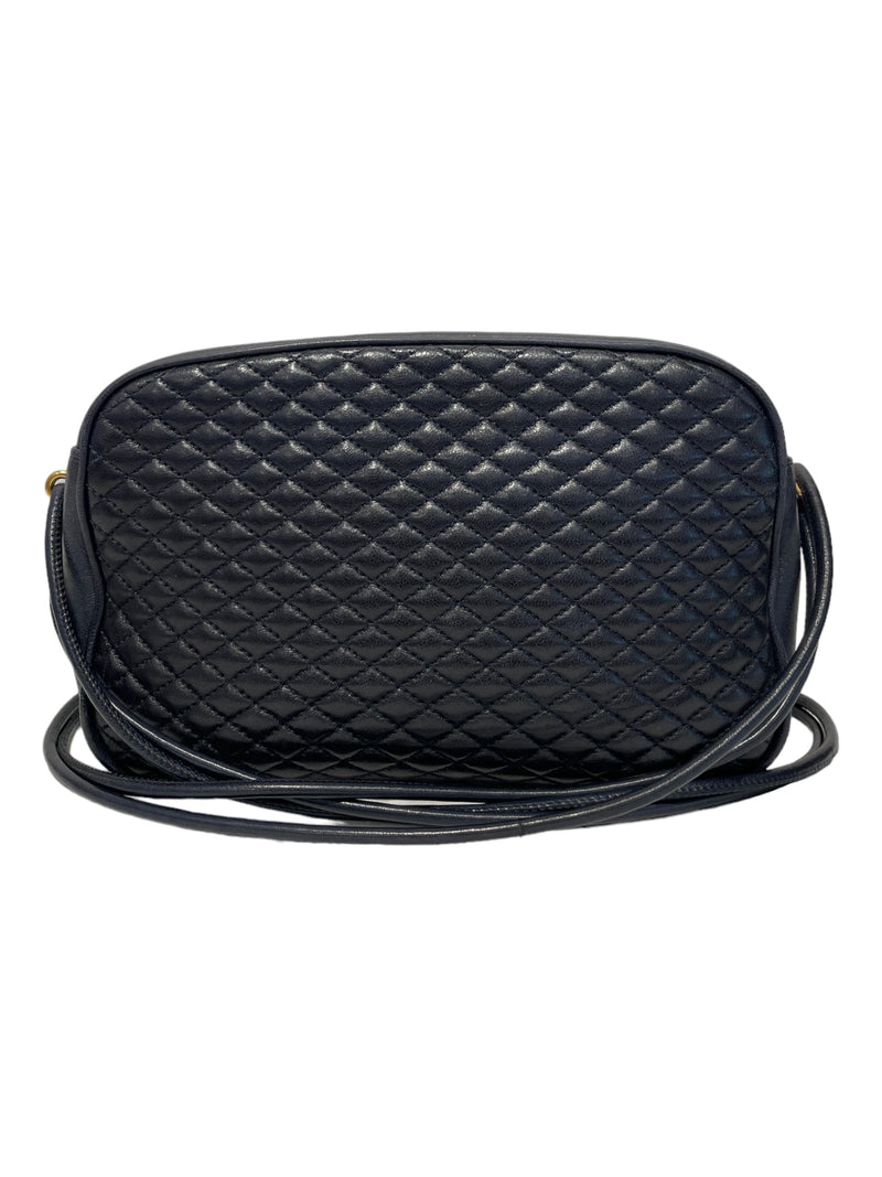 SAINT LAURENT/Cross Body Bag/Leather/NVY/plb648990 0821