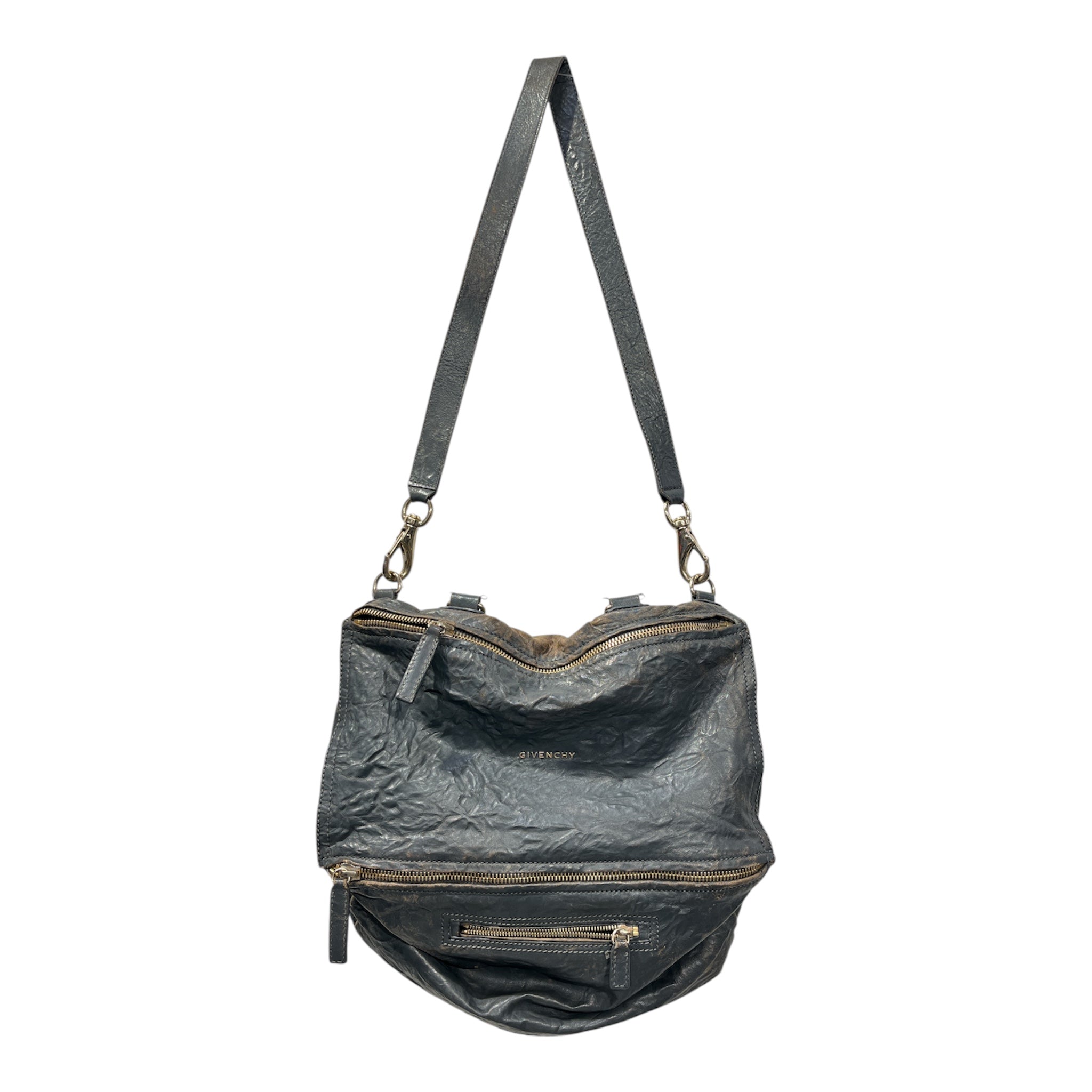 GIVENCHY/Cross Body Bag/Leather/GRY/ view 1