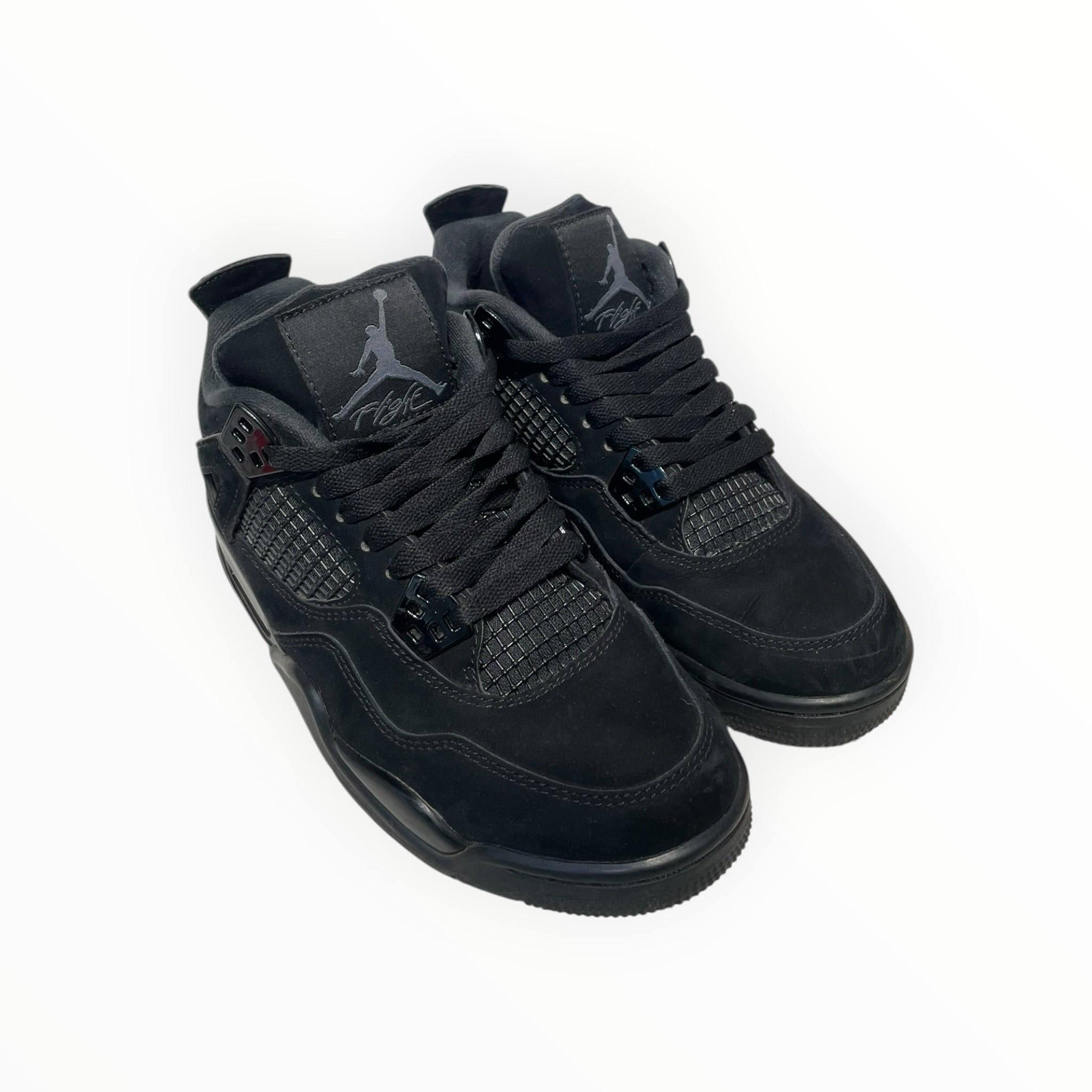NIKE/Low-Sneakers/US 5.5/Suede/BLK/408452-010 view 1
