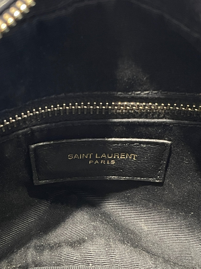 SAINT LAURENT/Cross Body Bag/Leather/NVY/plb648990 0821