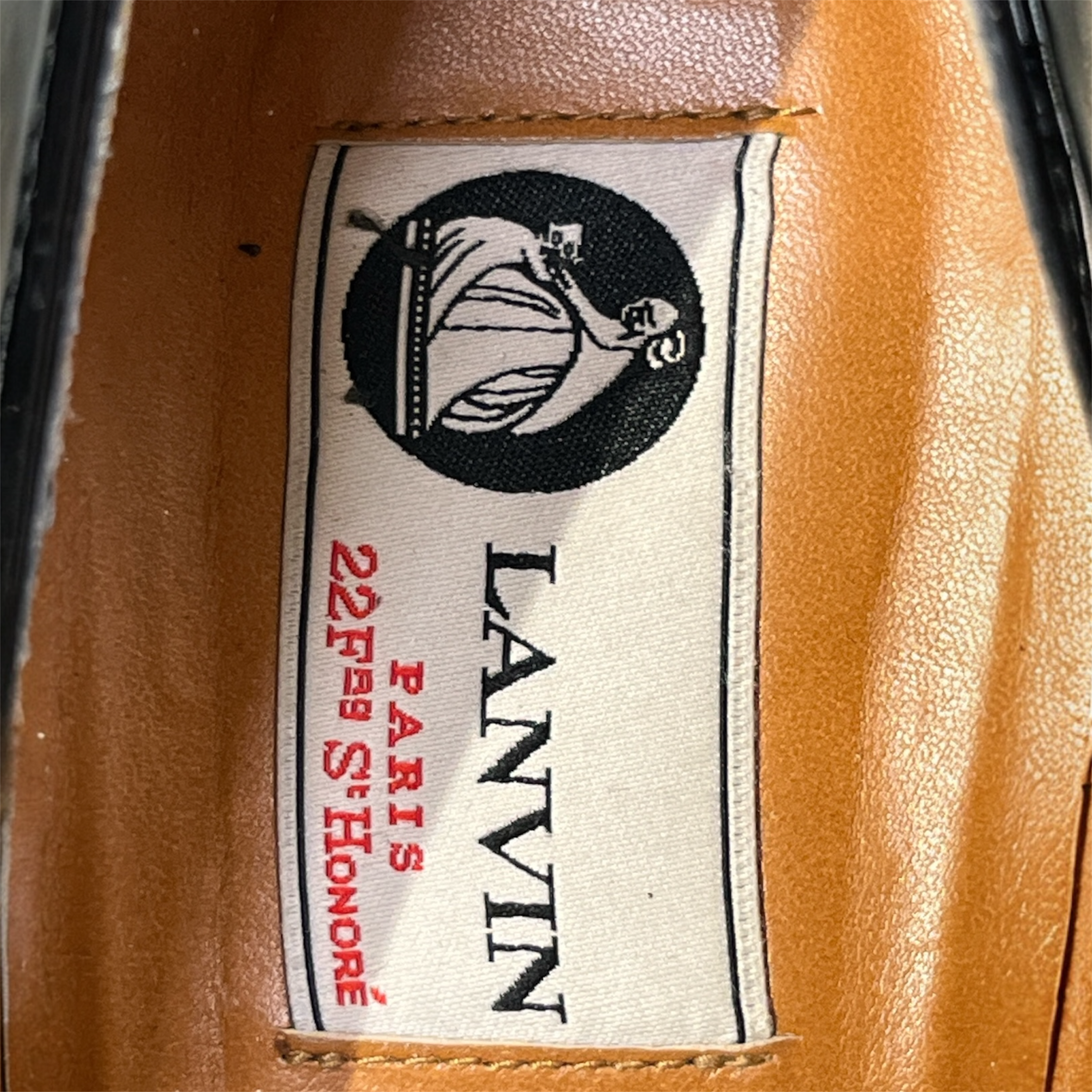 LANVIN/Heels/US 7/Leather/BLK/ view 3