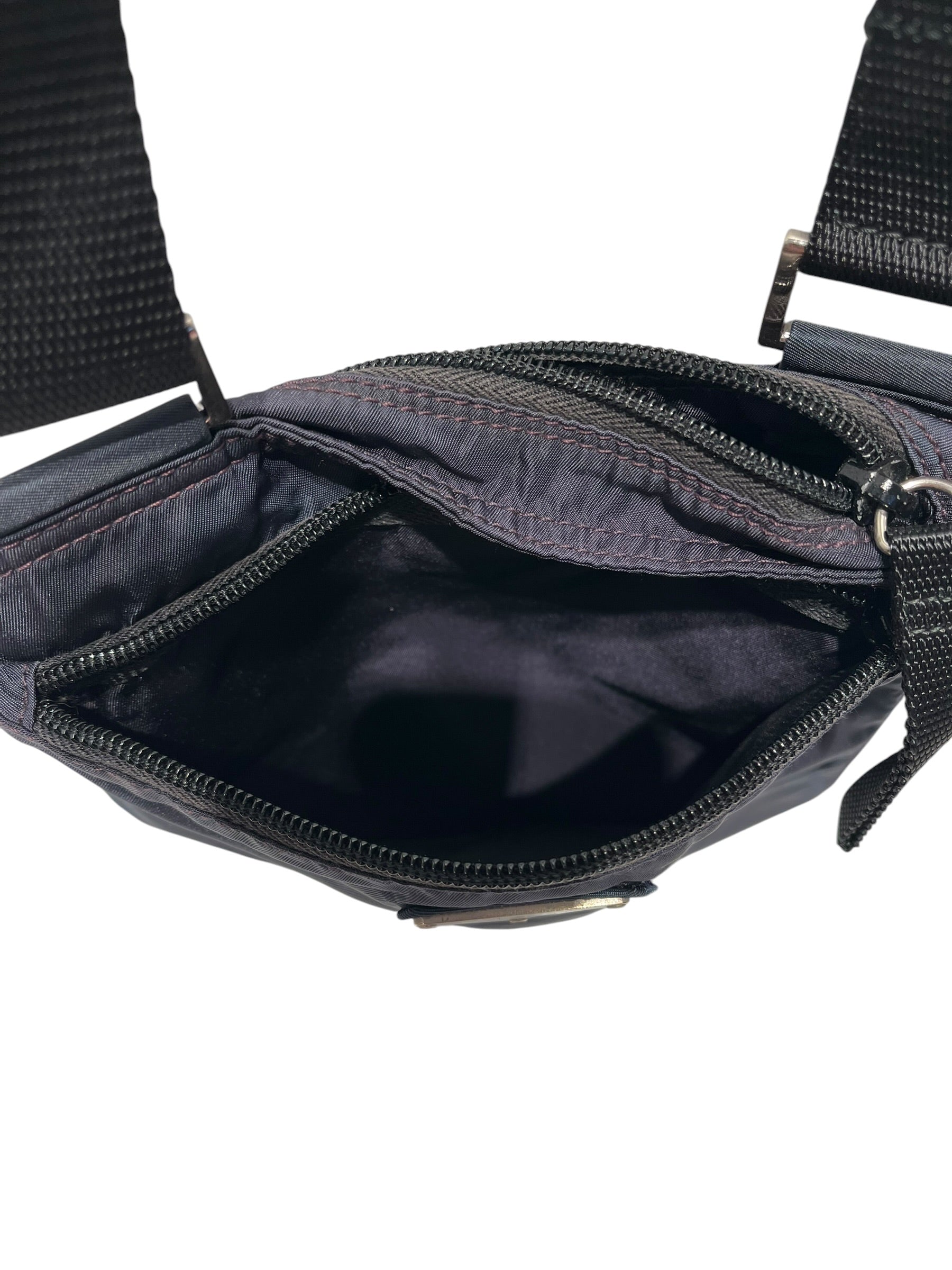 PRADA/Cross Body Bag/OS/Nylon/NVY/Smal Cross Body view 3