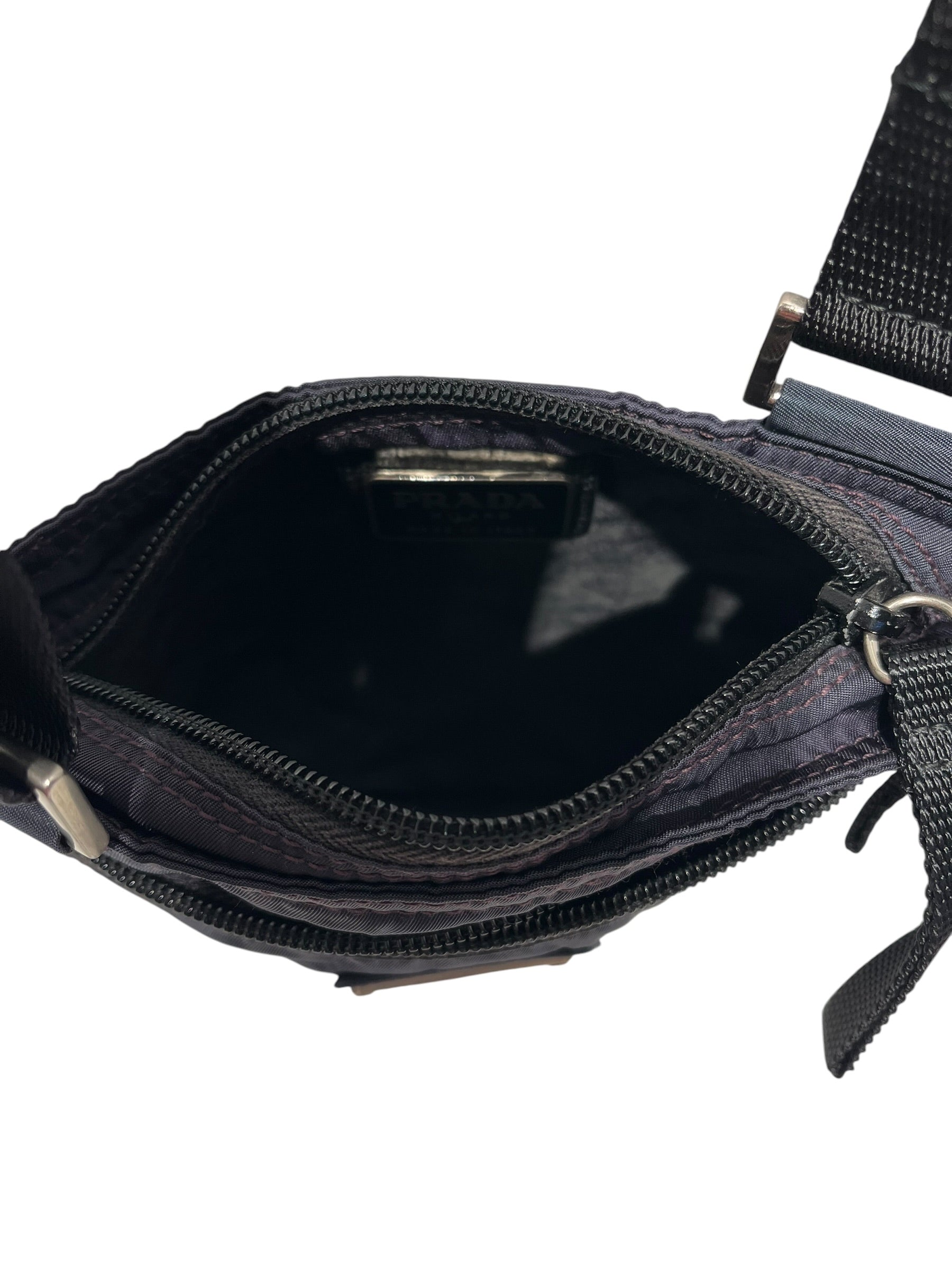 PRADA/Cross Body Bag/OS/Nylon/NVY/Smal Cross Body view 4
