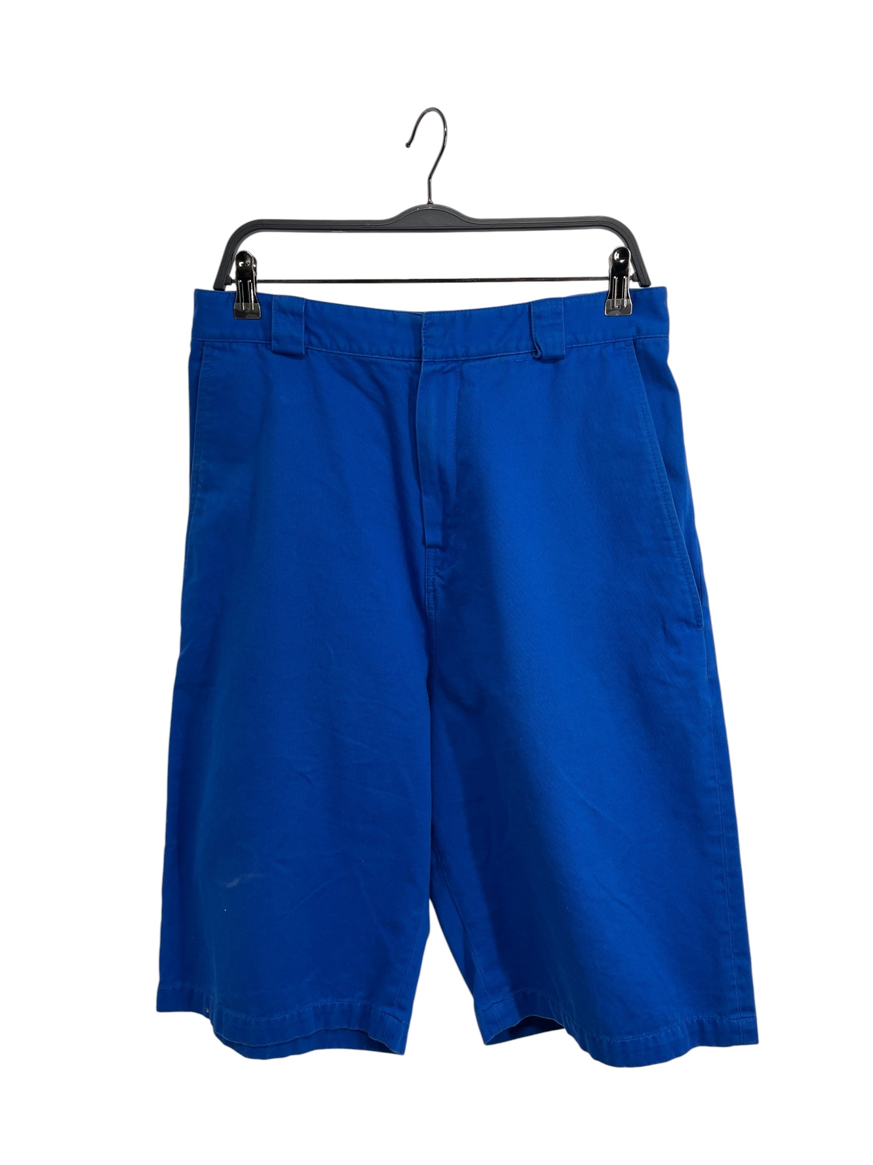 BALENCIAGA/Shorts/46/Cotton/BLU/boxy view 1