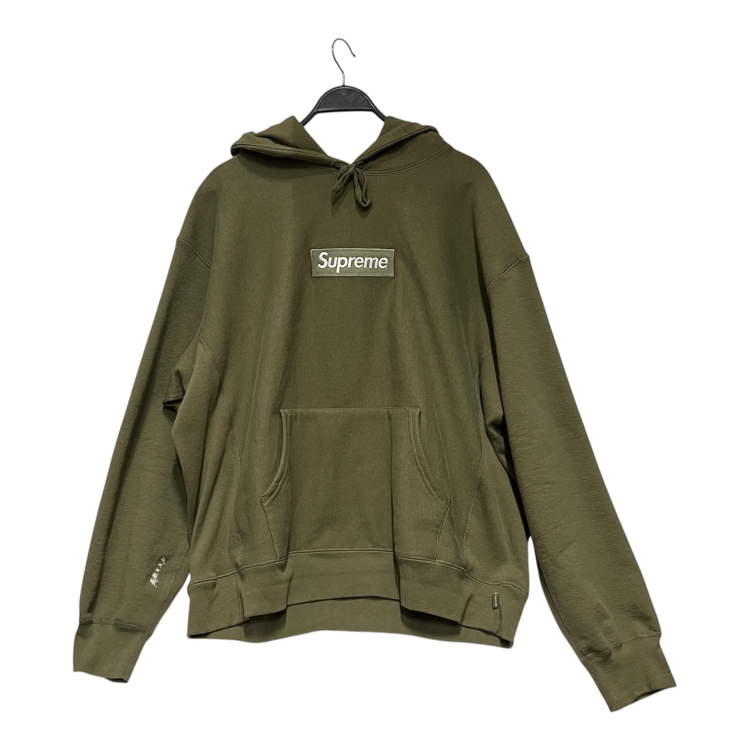 Supreme/Hoodie/XL/Graphic/Cotton/GRN/box logo view 1