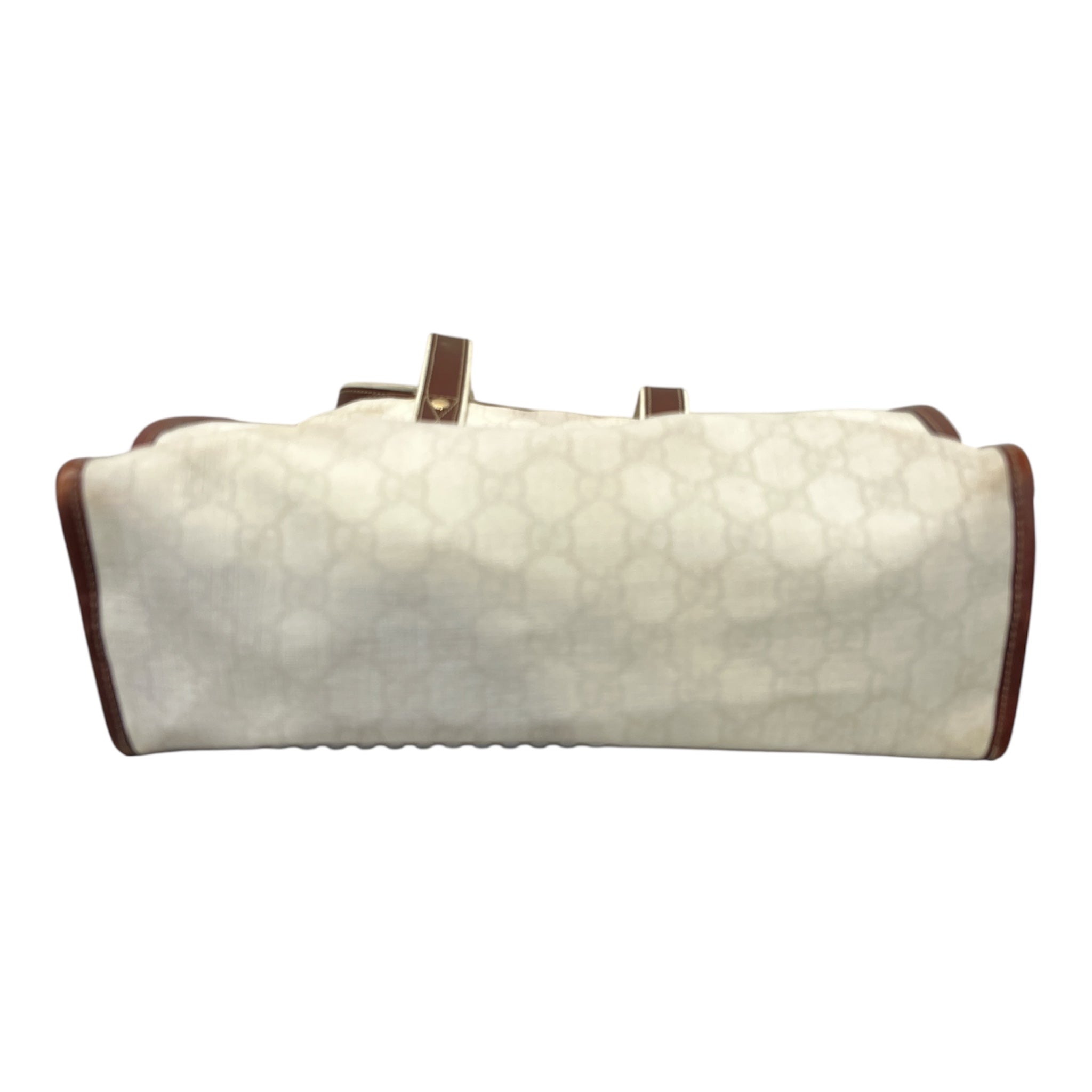 GUCCI/Tote Bag/Monogram/Leather/WHT/SIGNATURE WEB LOOP TOTE view 4