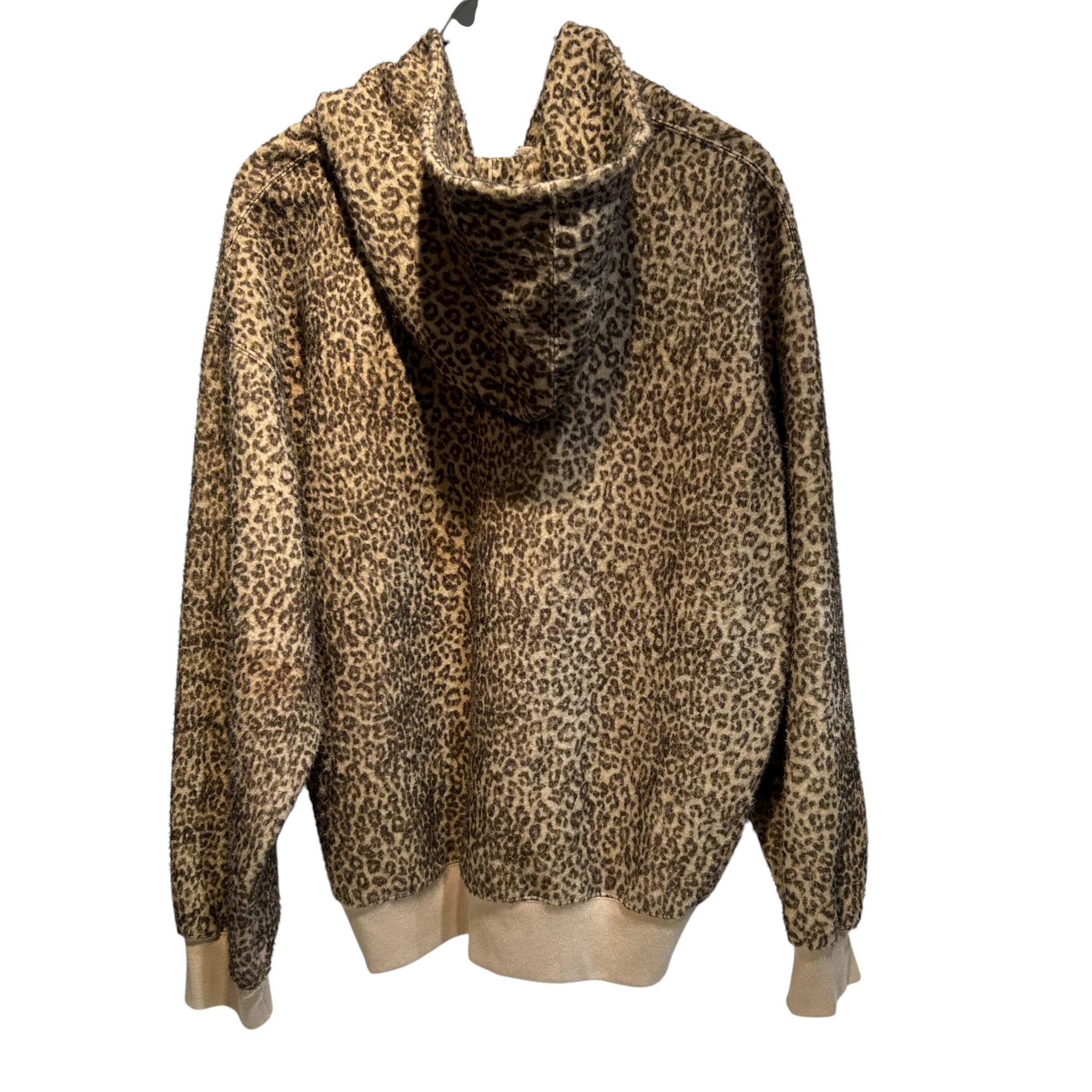 Supreme/Zip Up Hoodie/XL/Animal Pattern/Cotton/BEG/Cheetah Print Zip Up Hoodie view 2