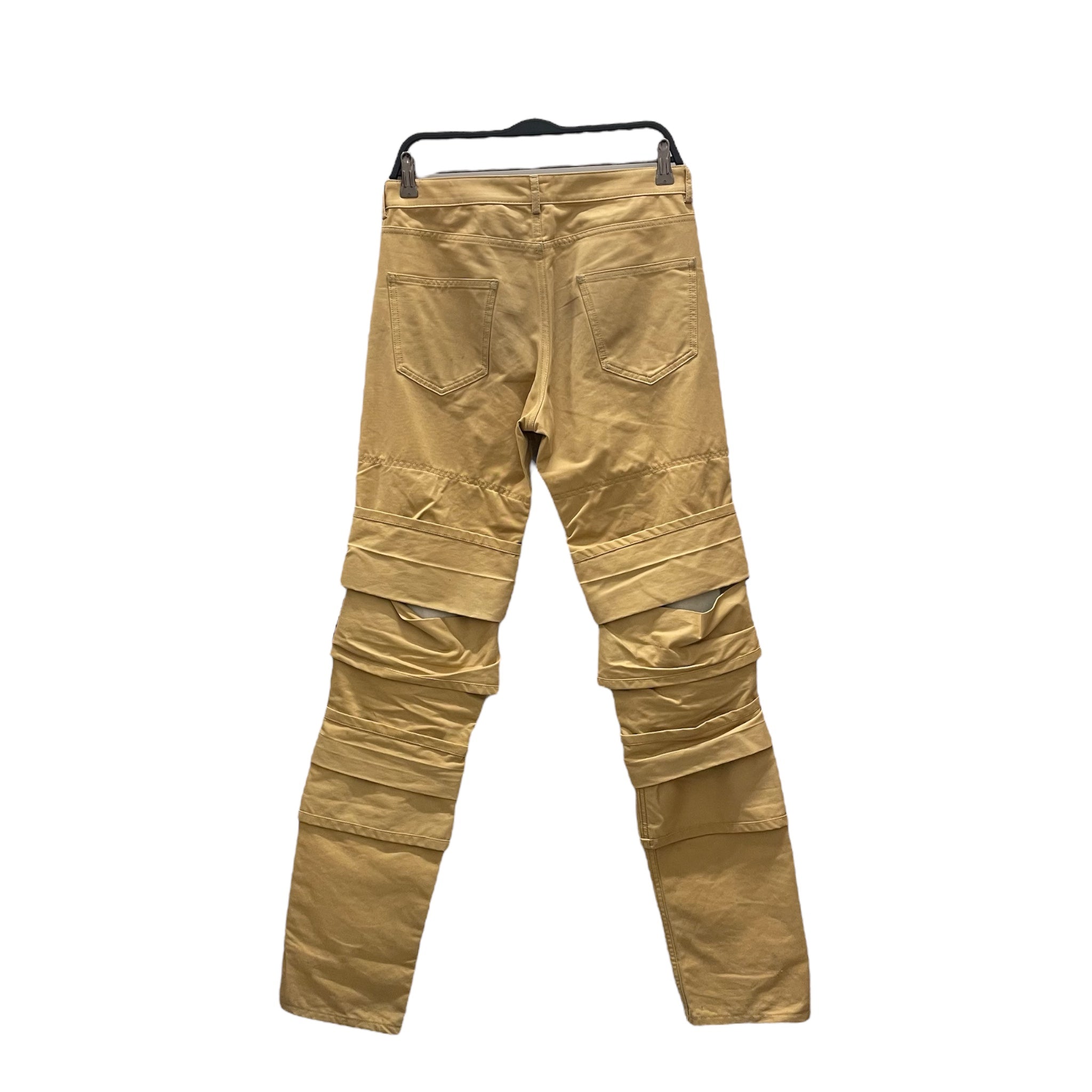 Y/PROJECT/Skinny Pants/S/Cotton/BEG/quad fold cargo pants view 2
