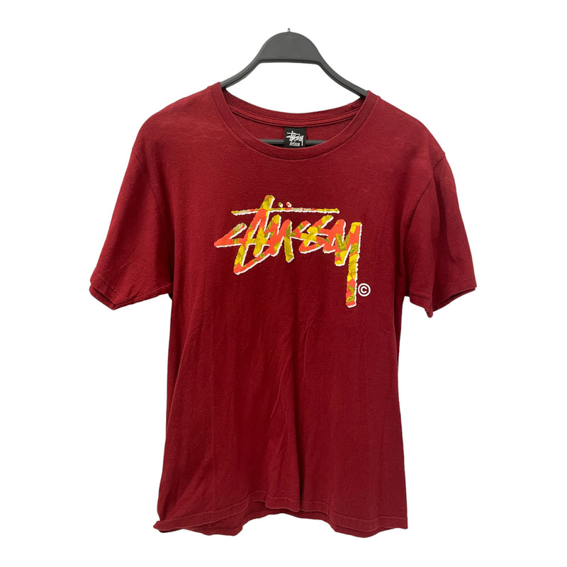 STUSSY/T-Shirt/M/BRD/Cotton/