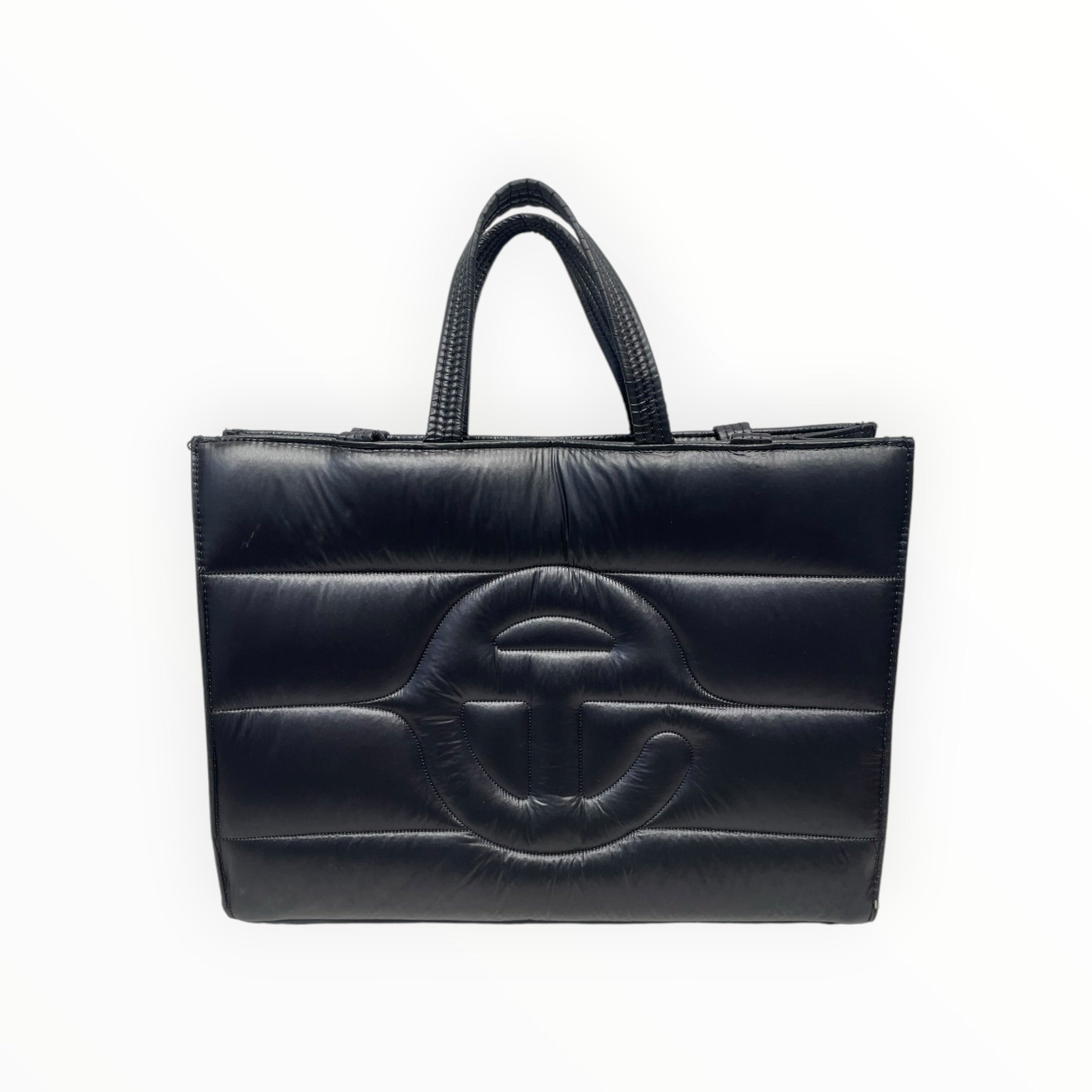 Telfar/Tote Bag/Nylon/BLK/MOOSE KNUCKLES COLLAB view 1
