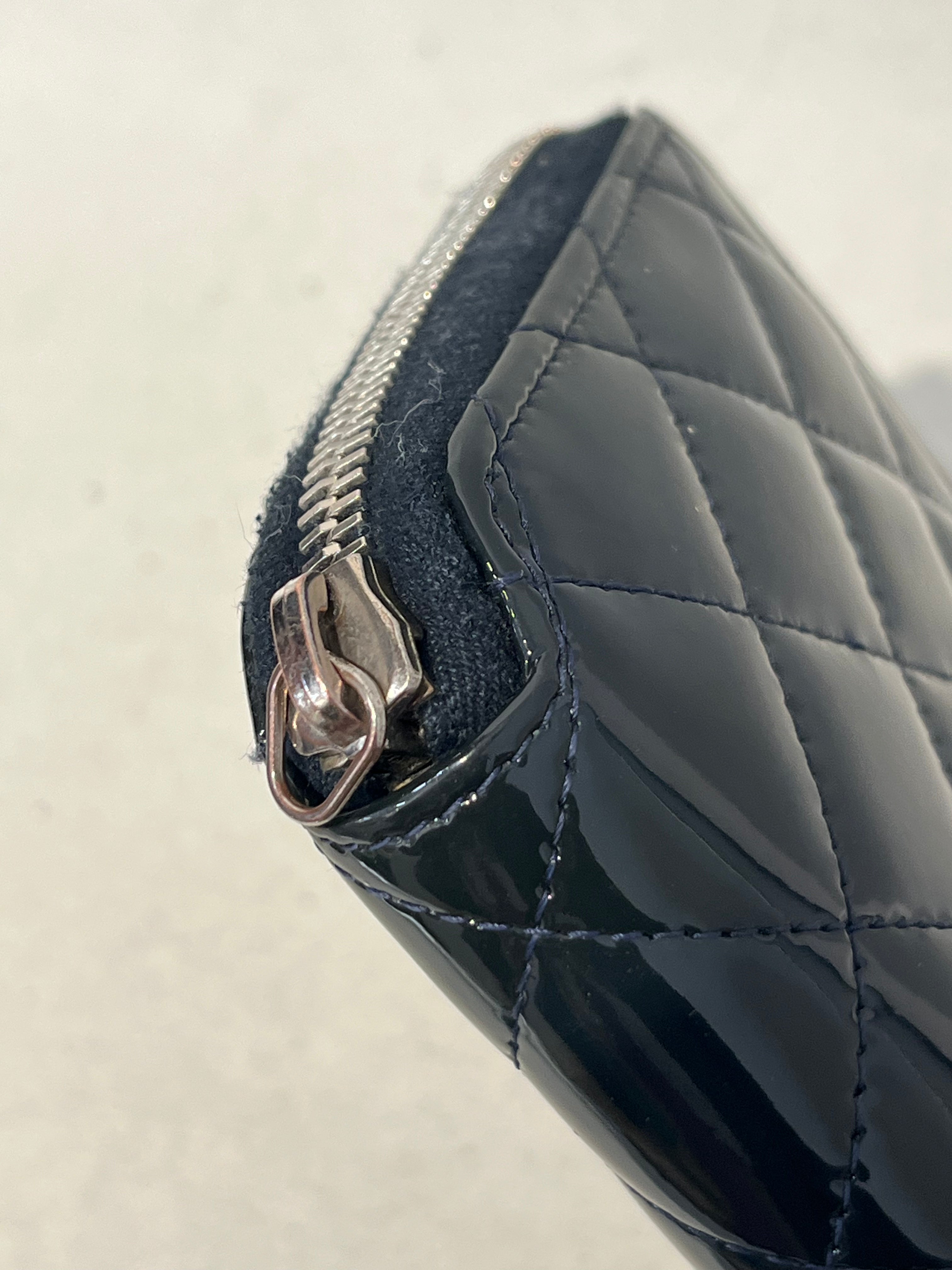 CHANEL/Long Wallet/Leather/BLK/L's/QUILETED view 5