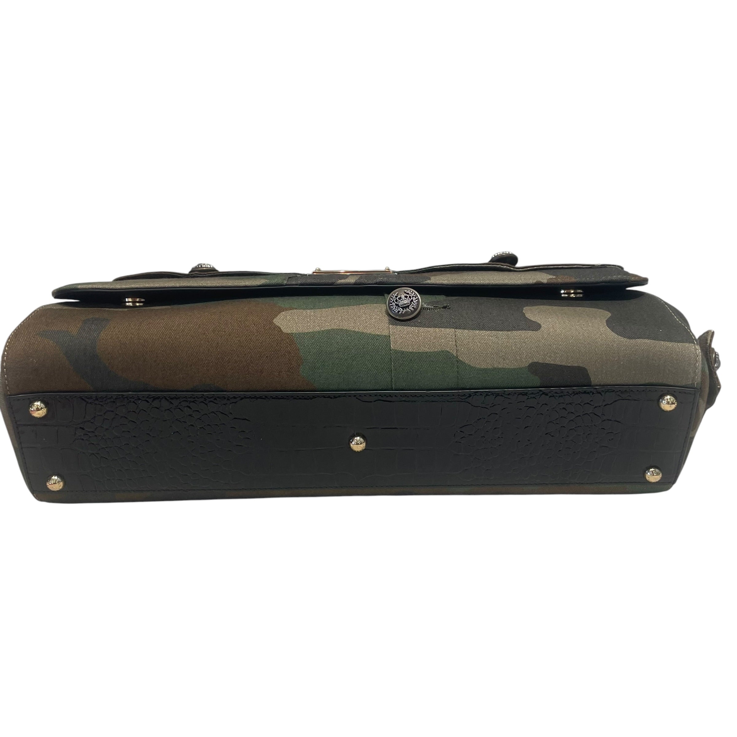 DOLCE&GABBANA/Cross Body Bag/Camouflage/Denim/GRN/SICILY TOTE BAG view 3