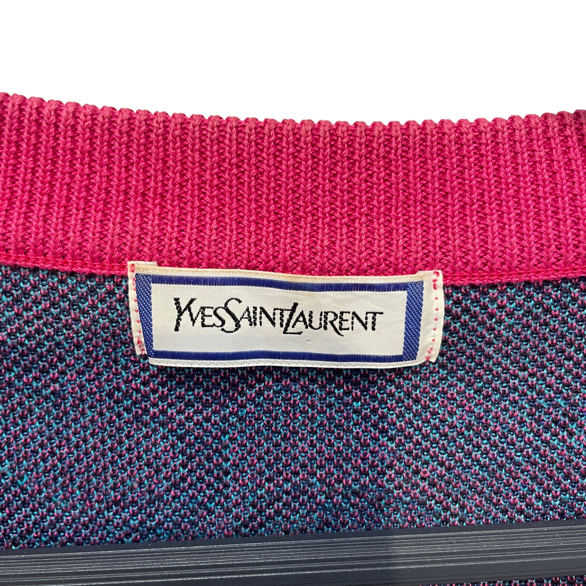 YVES SAINT LAURENT/Shirt/M/All Over Print/Cotton/PNK/ view 3