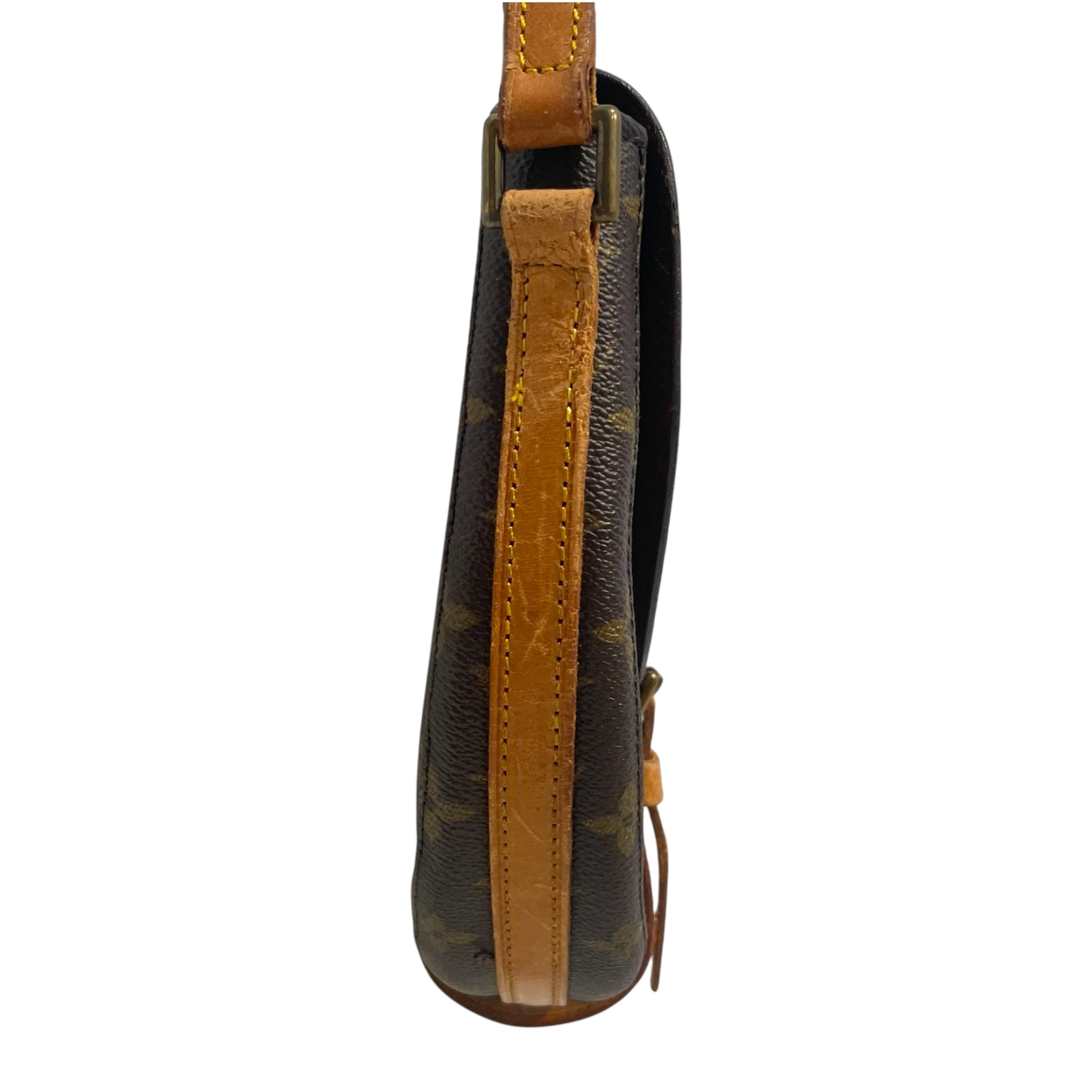 LOUIS VUITTON/Cross Body Bag/Monogram/Leather/BRW/Vintage Chantilly PM Saddle view 4