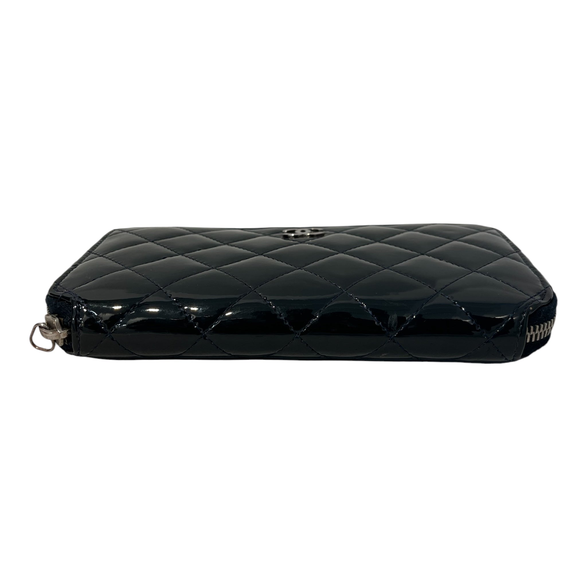 CHANEL/Long Wallet/Leather/BLK/L's/QUILETED view 2