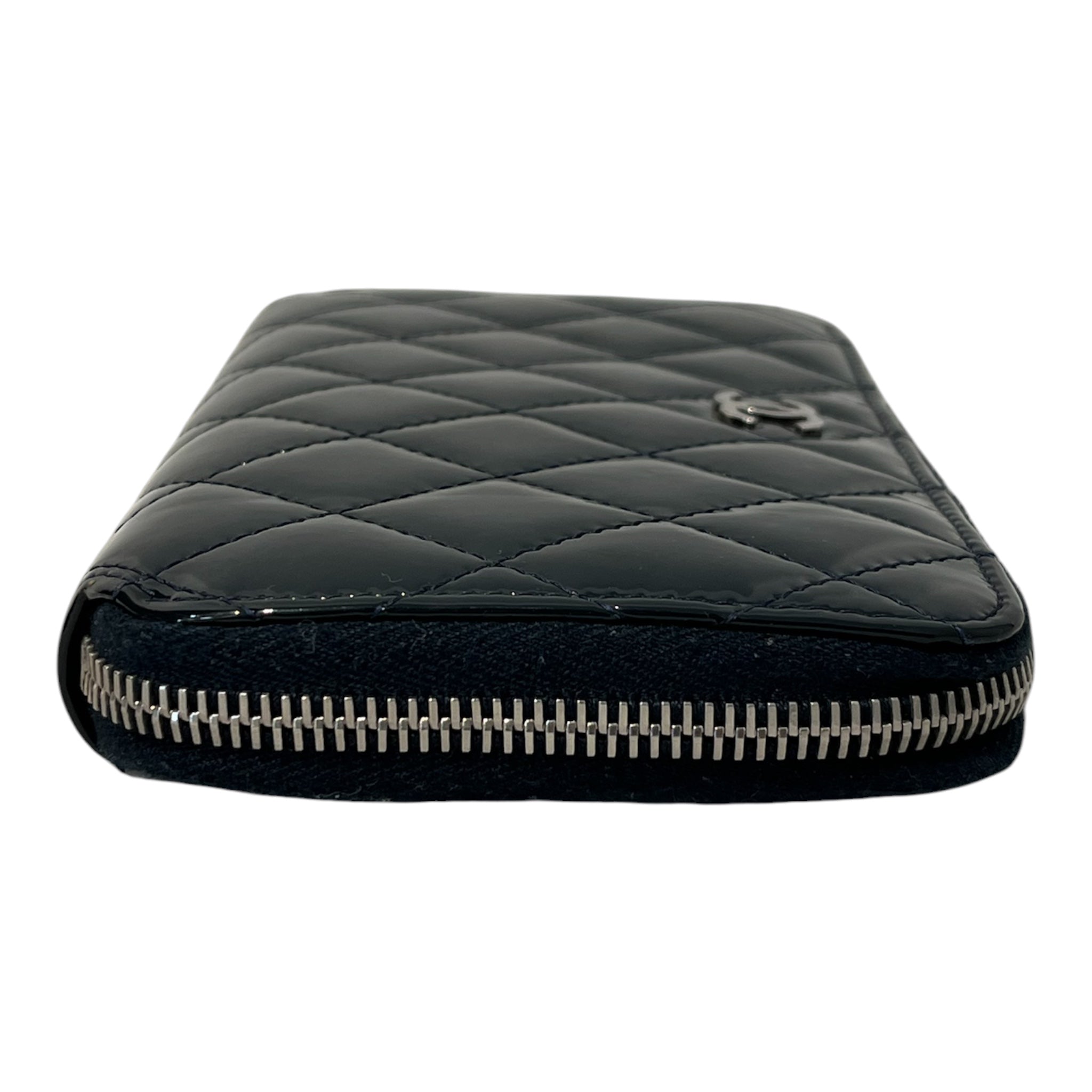 CHANEL/Long Wallet/Leather/BLK/L's/QUILETED view 3