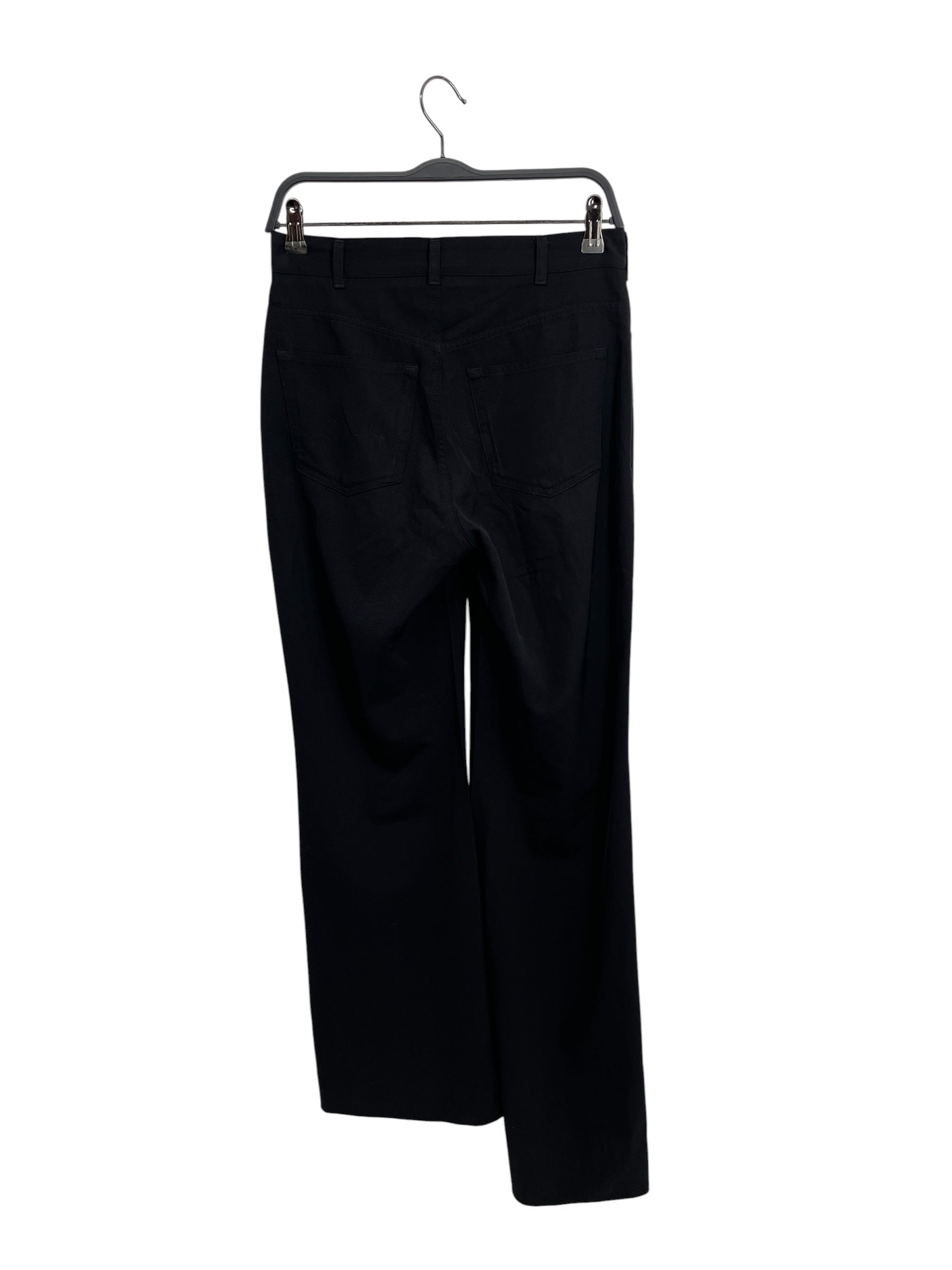 BALENCIAGA/Wide Leg Pants/32/Wool/BLK/OL714 THIN DRESS PANTS view 3