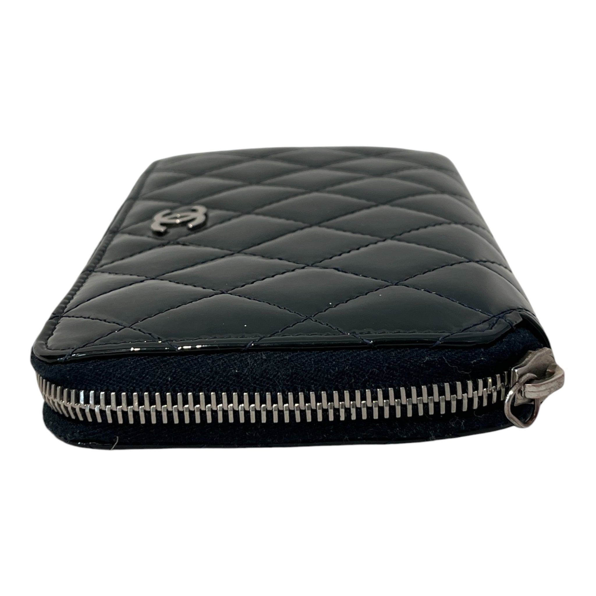 CHANEL/Long Wallet/Leather/BLK/L's/QUILETED view 4