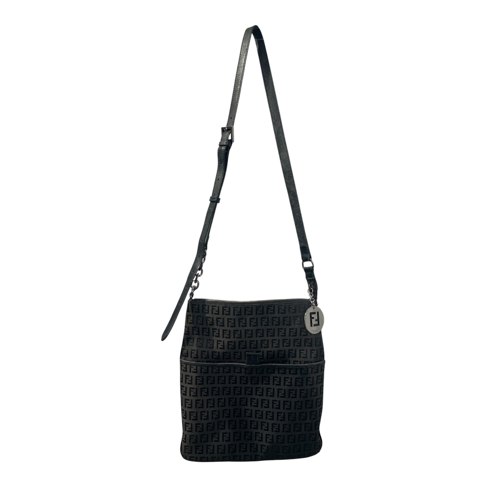 FENDI/Cross Body Bag/All Over Print/BLK/ZUCCHINO view 1