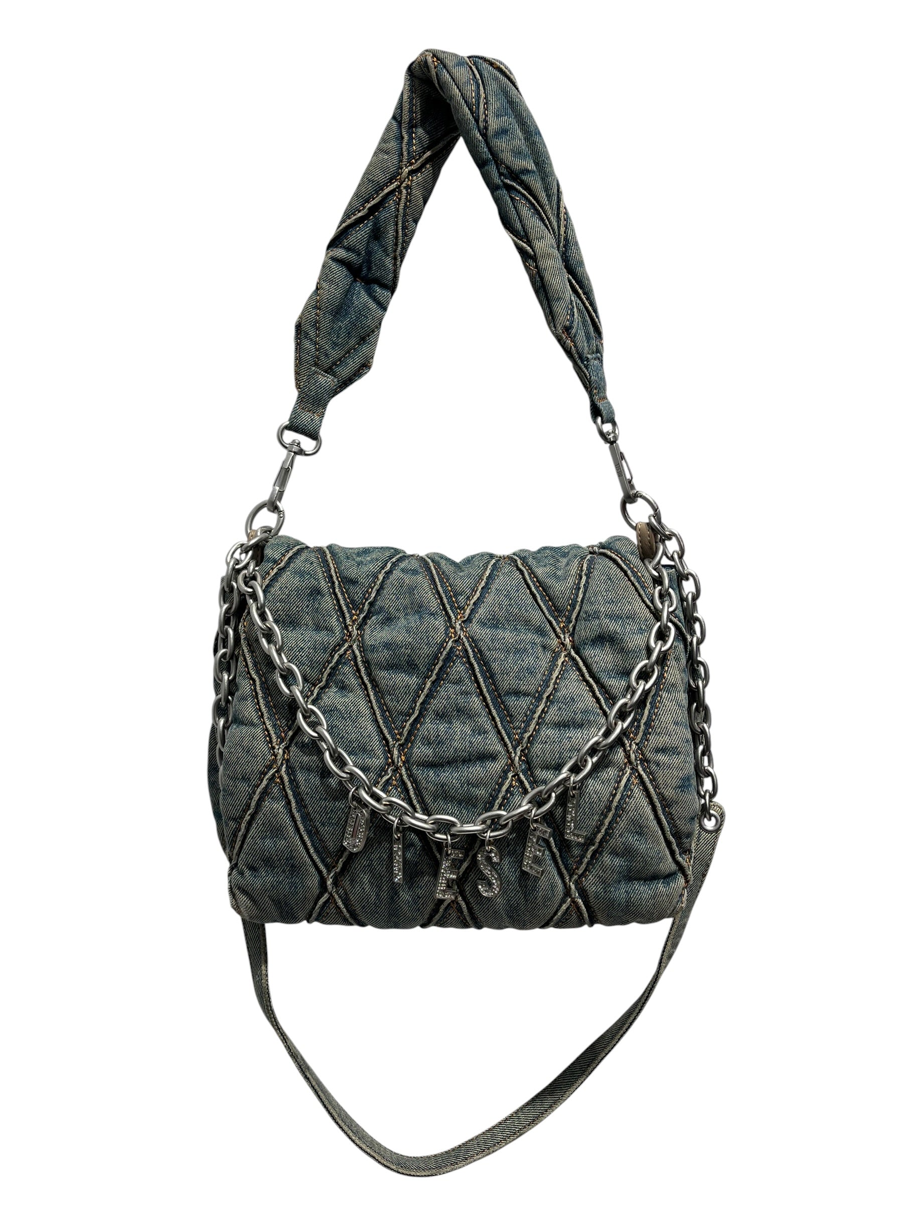DIESEL/Hand Bag/Denim/BLU/Diesel  Charm D Shoulder S view 1