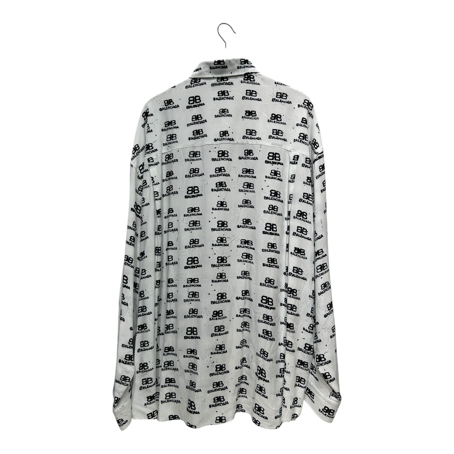 BALENCIAGA/LS Shirt/2/WHT/All Over Print/ view 2