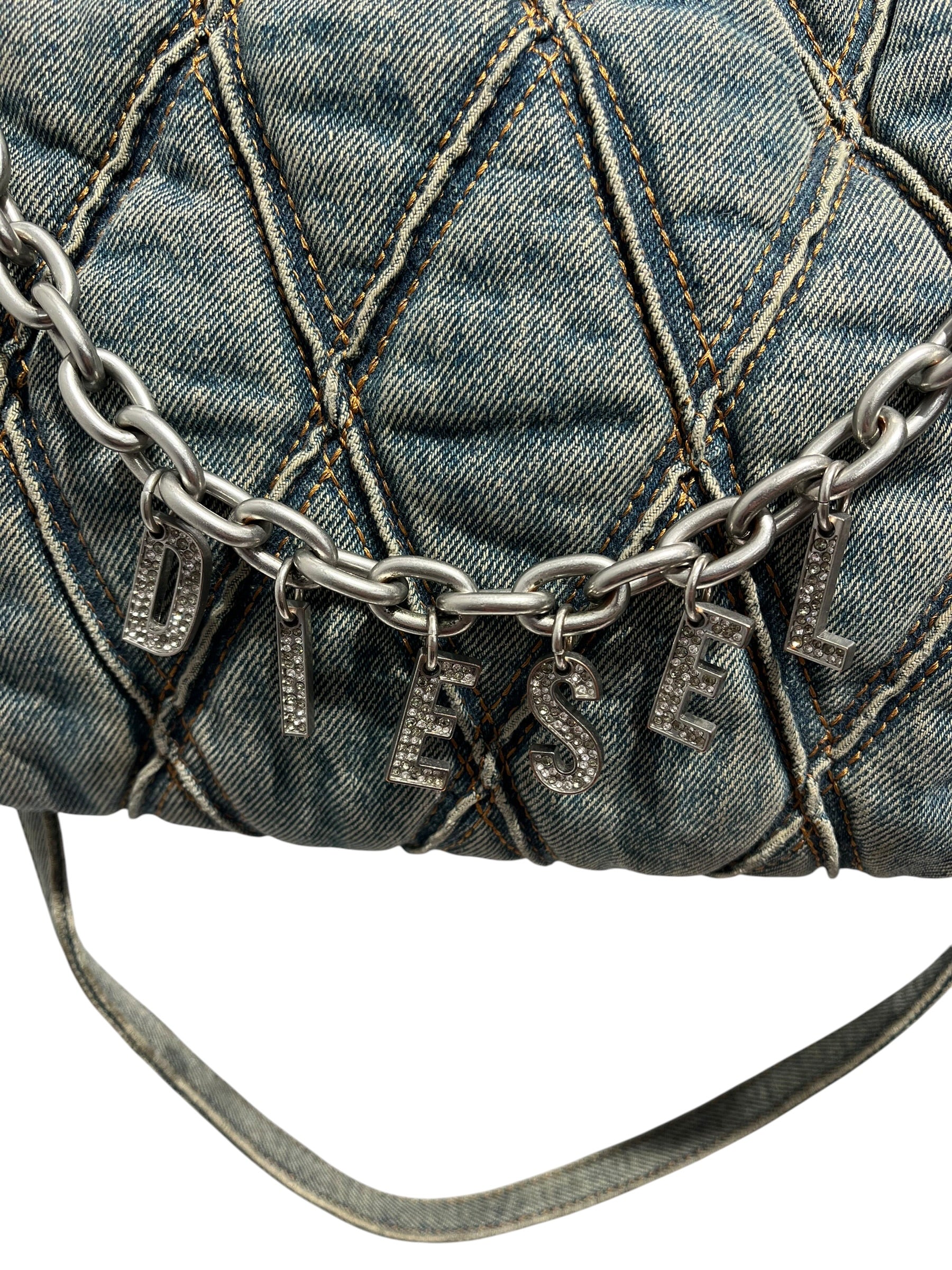 DIESEL/Hand Bag/Denim/BLU/Diesel  Charm D Shoulder S view 5