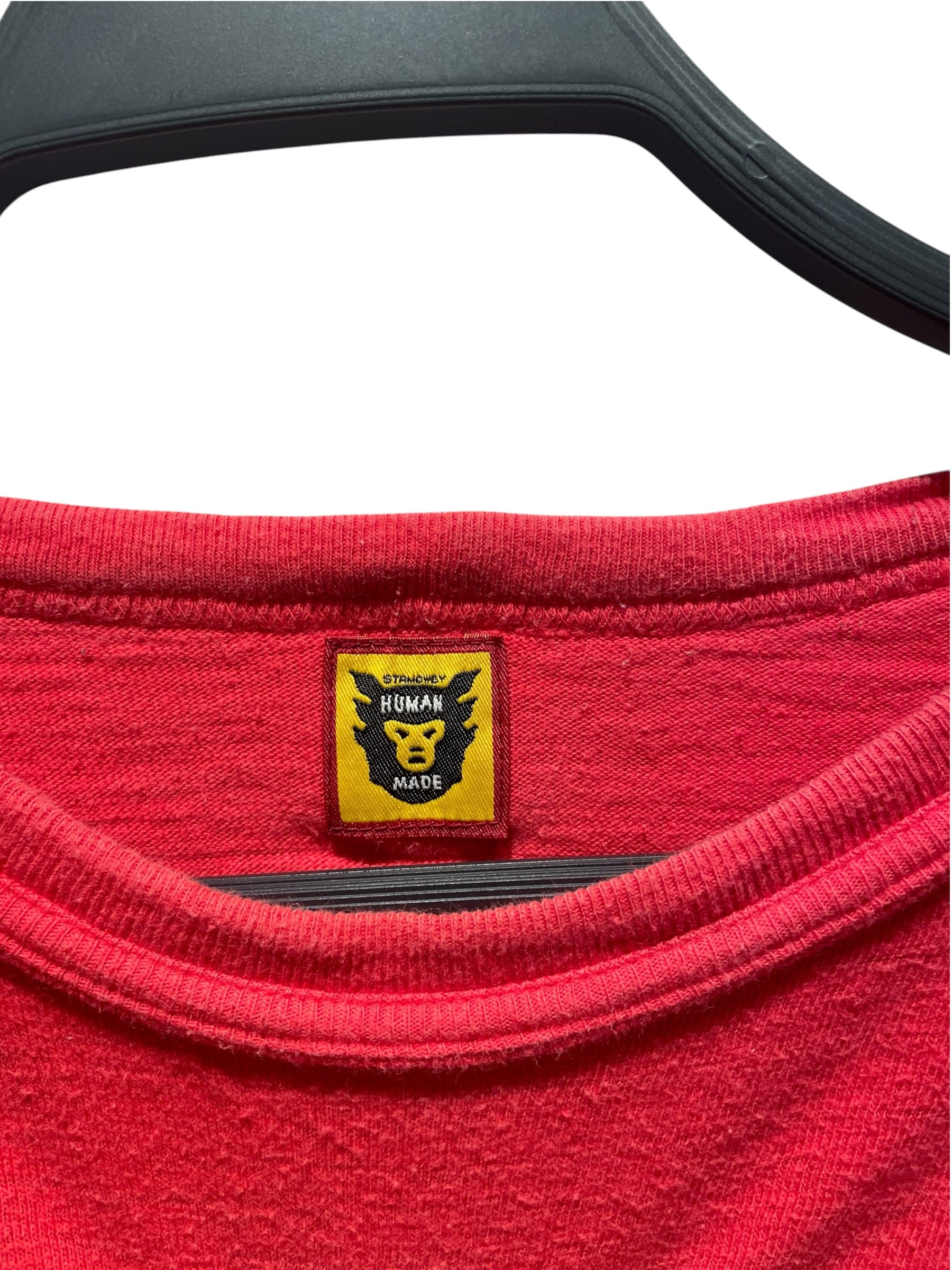HUMAN MADE/T-Shirt/L/Cotton/RED/Girls Don't Cry Heart view 5