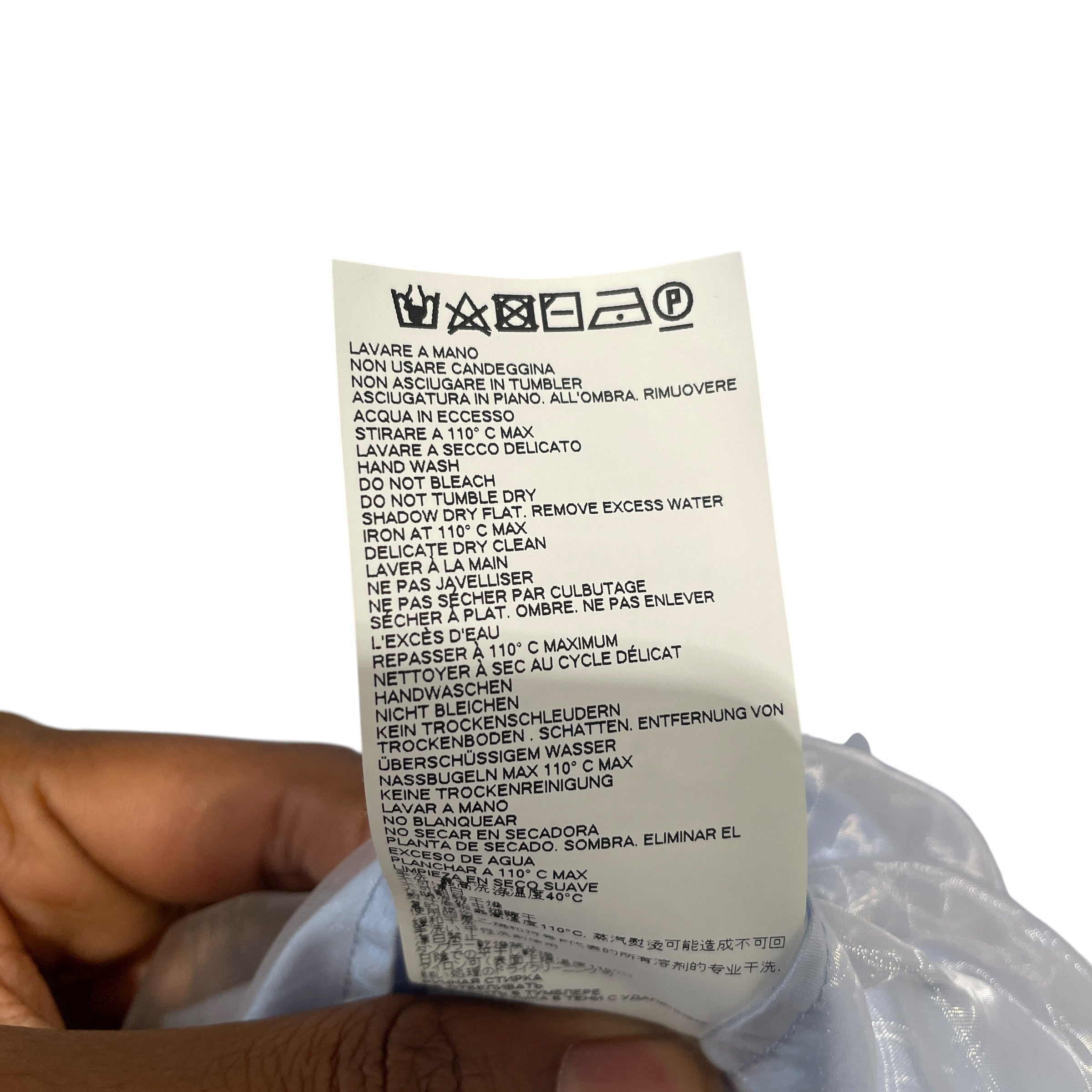 Maison Margiela/LS Shirt/42/Cotton/BLU/Long Length/Oversized Organza Shirt view 4